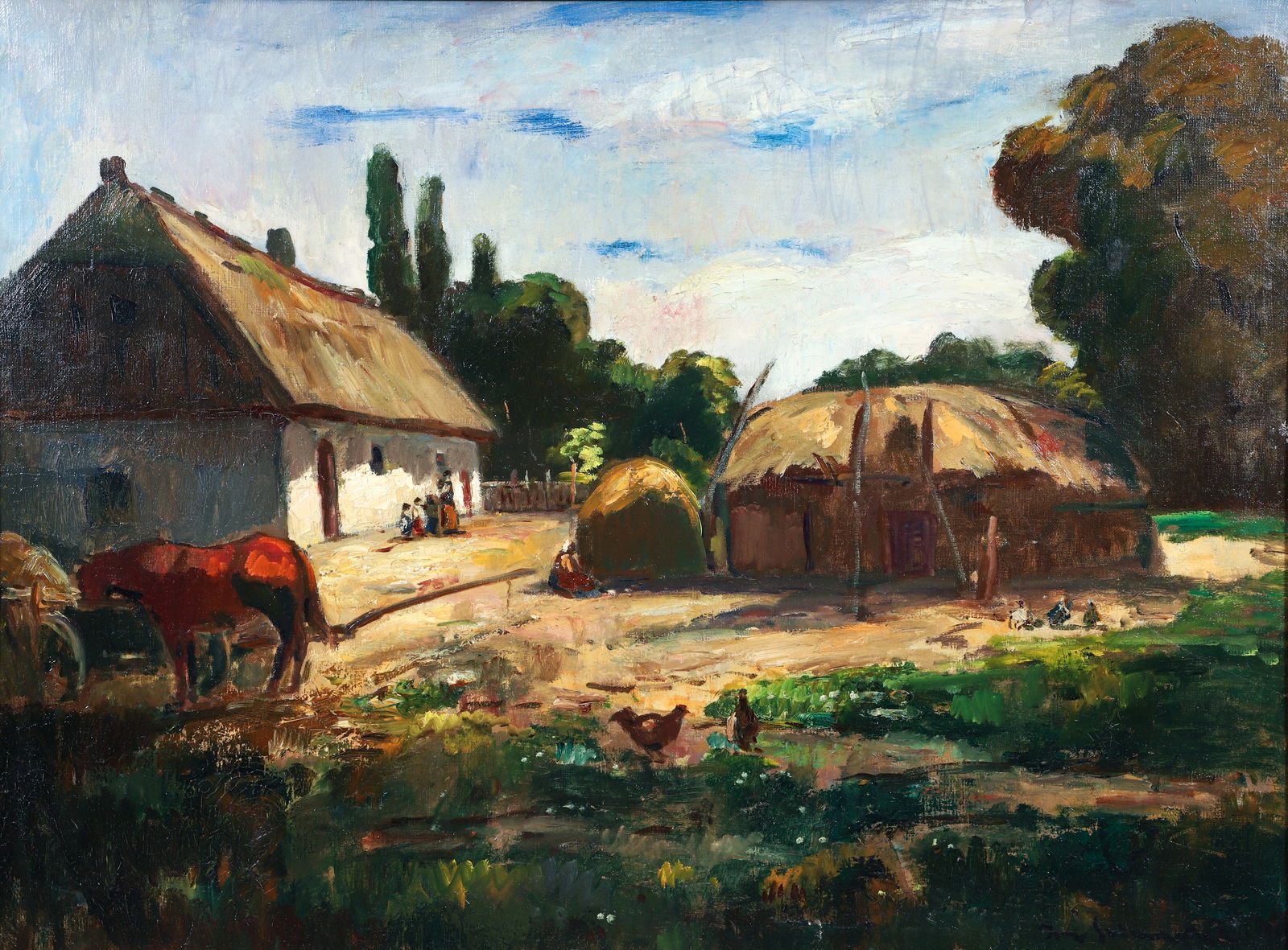 Bela Ivanyi Grunwald oil Magyar Farmscape (1 of 3)