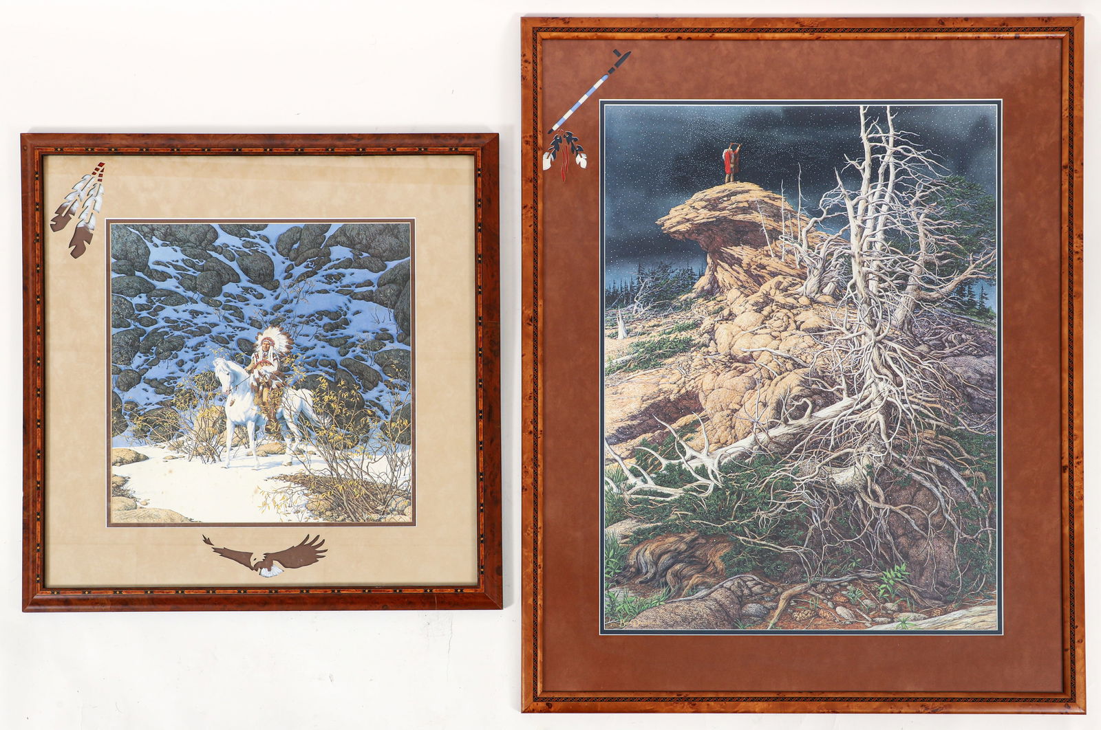 2 Signed Bev Doolittle Lithographs, Prayer for the Wild Things, Eagle Heart (1 of 4)