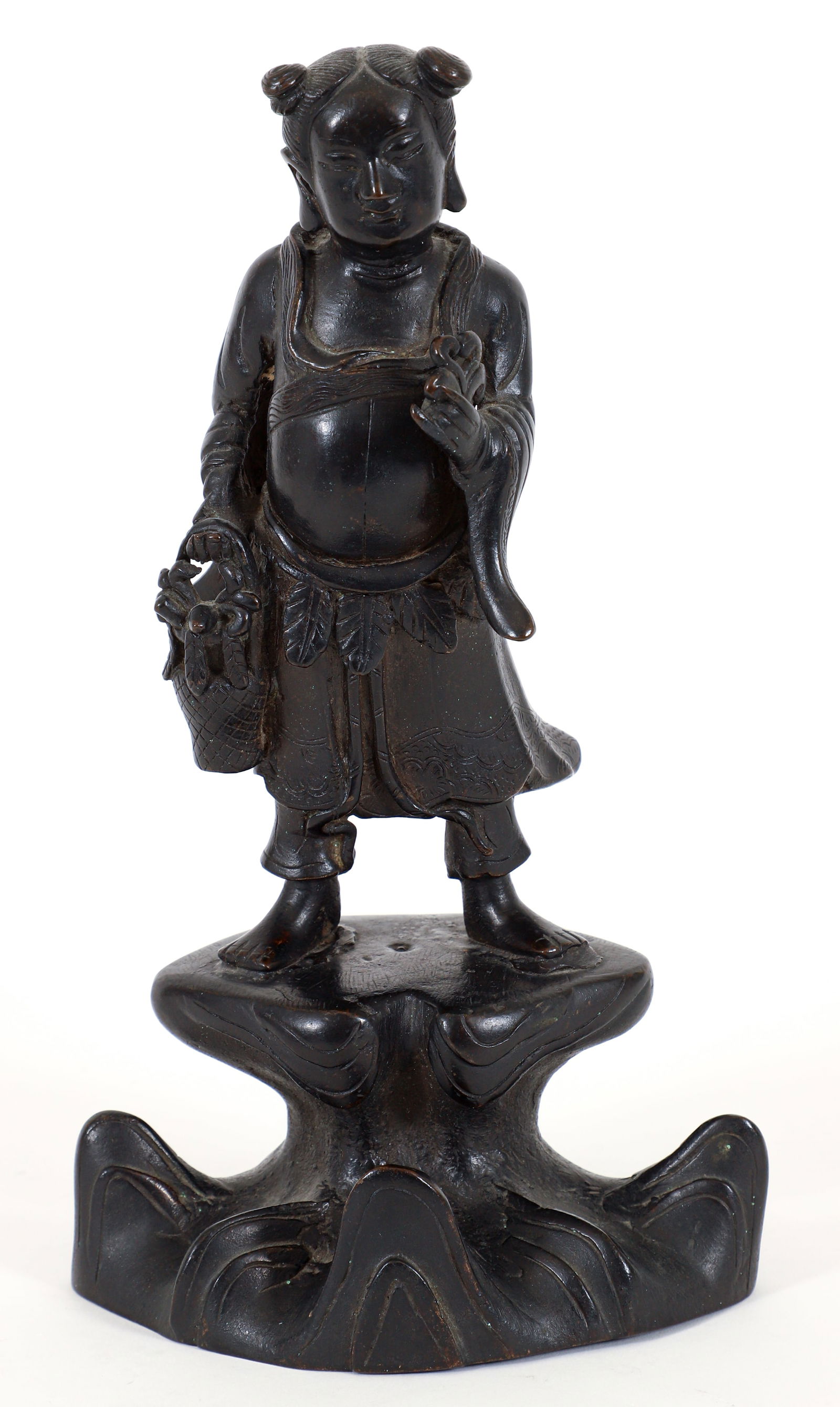 Japanese Bronze Standing Figure (1 of 5)