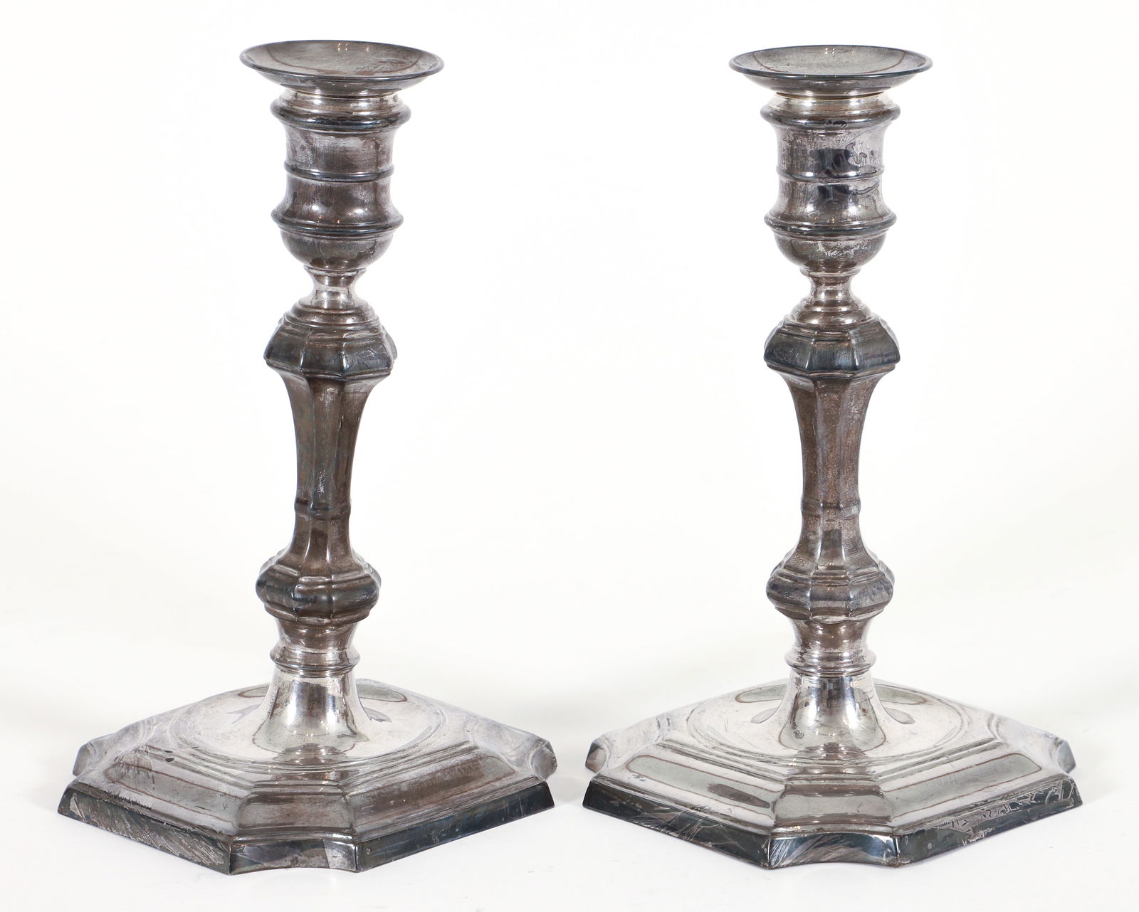 Pair of Andrews and Winston Sterling Silver Candlesticks (1 of 3)