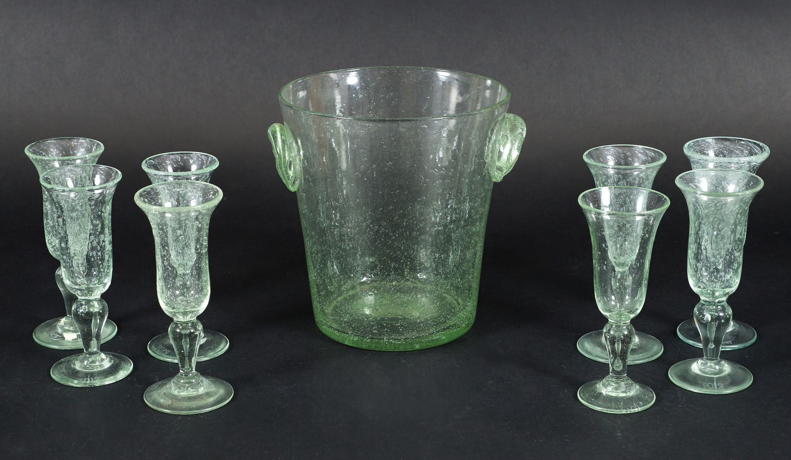 Laurent Perrier Ice Bucket and 8 Champage Flutes by La Verrerie de Biot (1 of 5)