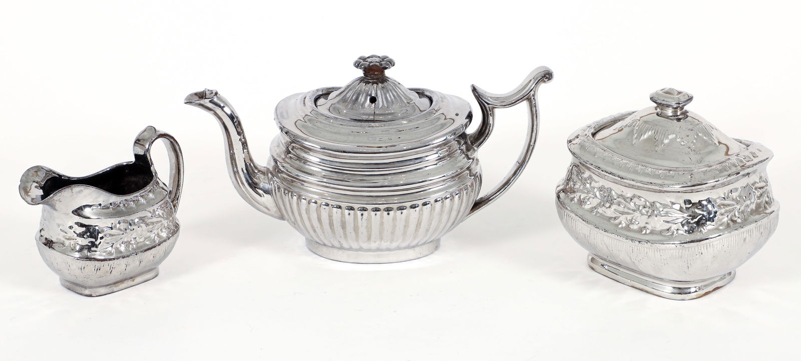 3 Pieces of English Silver Lusterware (1 of 6)