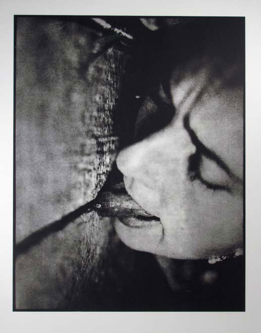 Kiki Smith signed lithograph "My Secret Business": Artist: Smith, Kiki (American, born 1954) Title: My Secret Business, The provocative central panel from Kiki Smith's captivating photogravure entitled "Puppet," of 1993-94. This piece showcases the fa