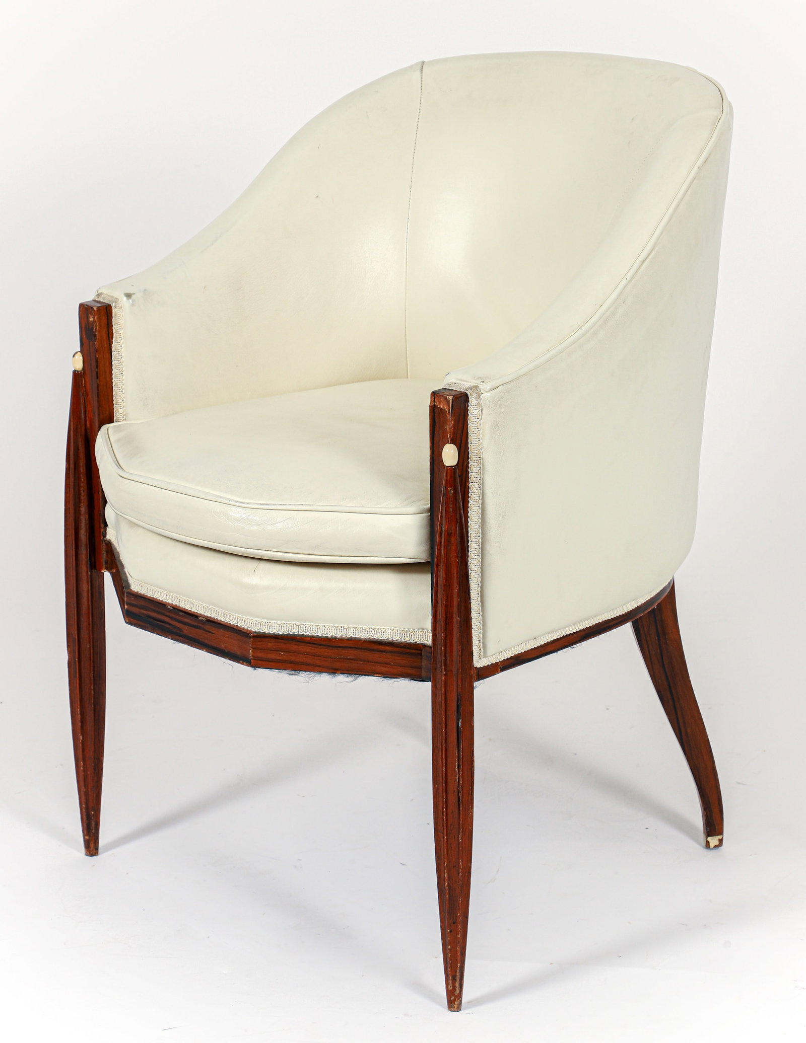 Emile-Jacques Ruhlmann Style Fuseau Facettes Armchair (1 of 5)