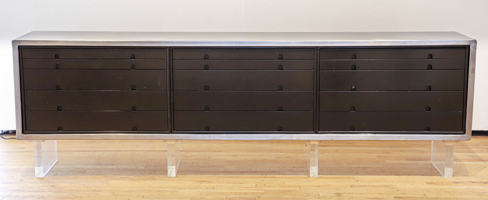 Custom Made Buffet with 3 Saarinen and Eames Cabinets (1 of 7)
