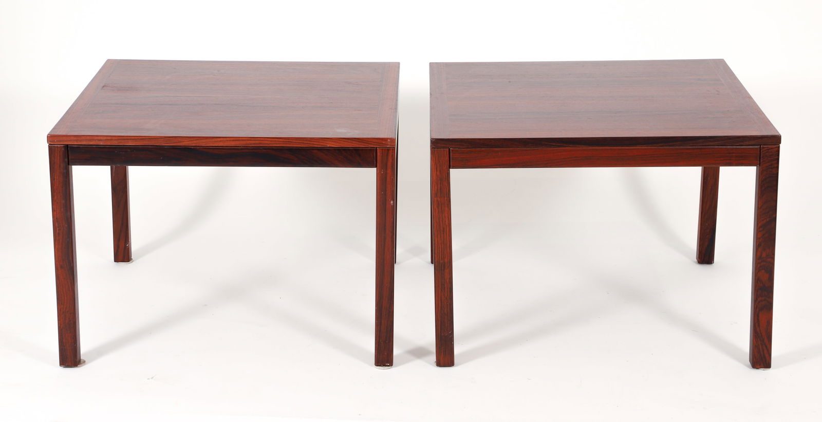 Pair of Vejle Stole Mobelfabrik Rosewood Side Tables (1 of 4)