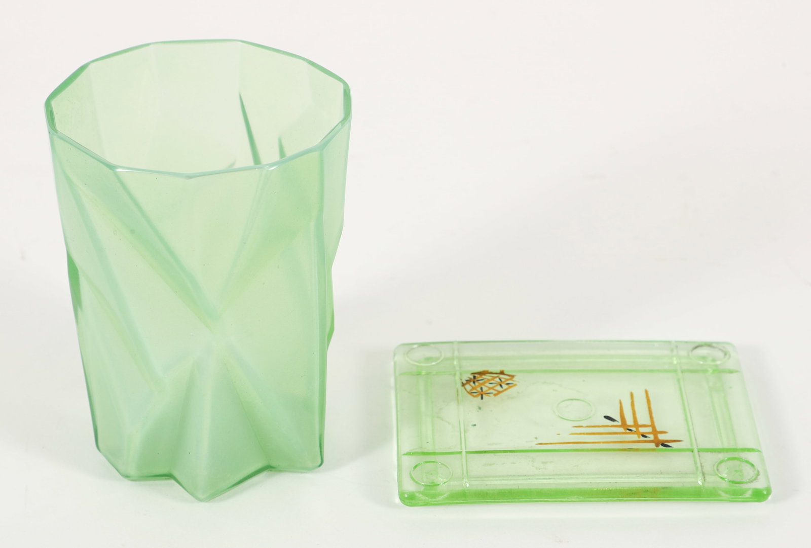 Reuben Haley Ruba Rombic Jade Juice Glass (1 of 3)