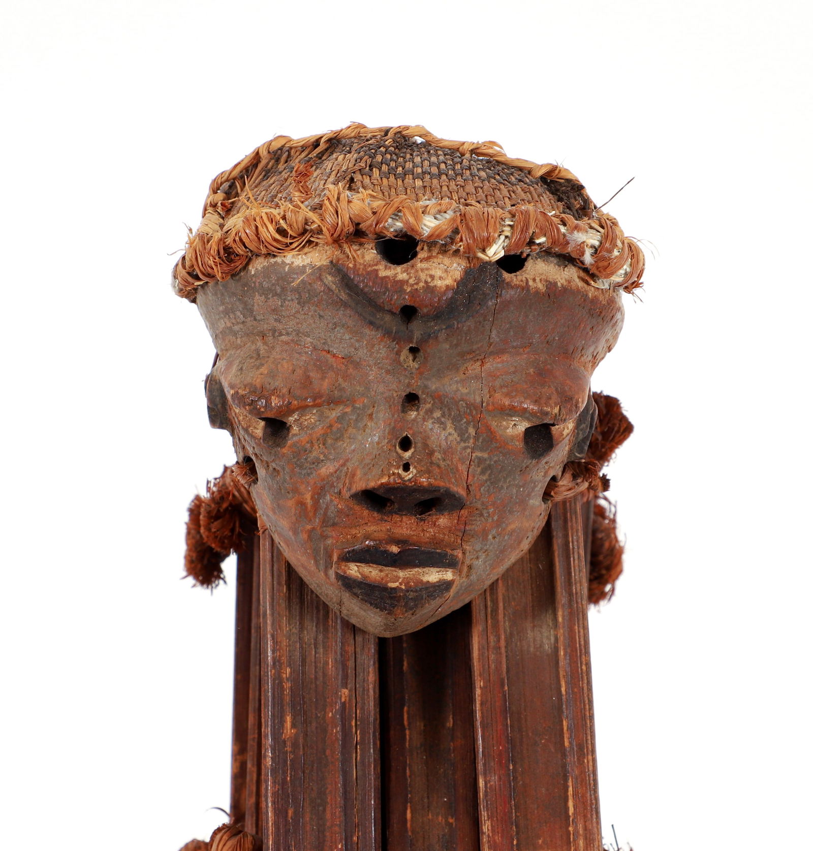 2 Pende Divination Instruments Together with a Basket - 6