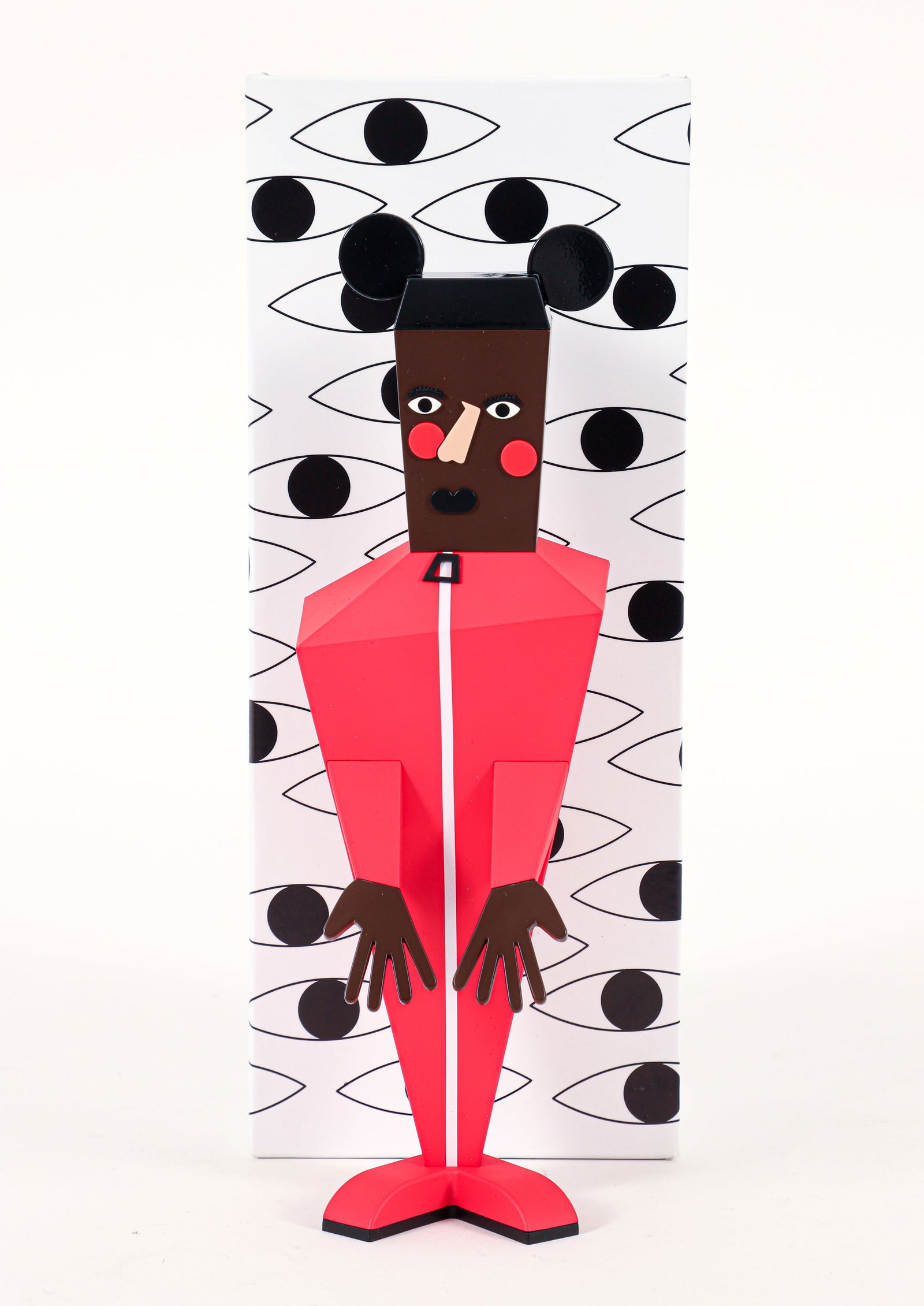 Nina Chanel Abney Baby Vinyl Sculpture with Box and Paperwork: Abney, Nina Chanel (American, contemporary), Baby, 2020, vinyl sculpture, stamped signature to underside, figure is 10 inches tall. Comes with original padded box and paperwork. From the edition of