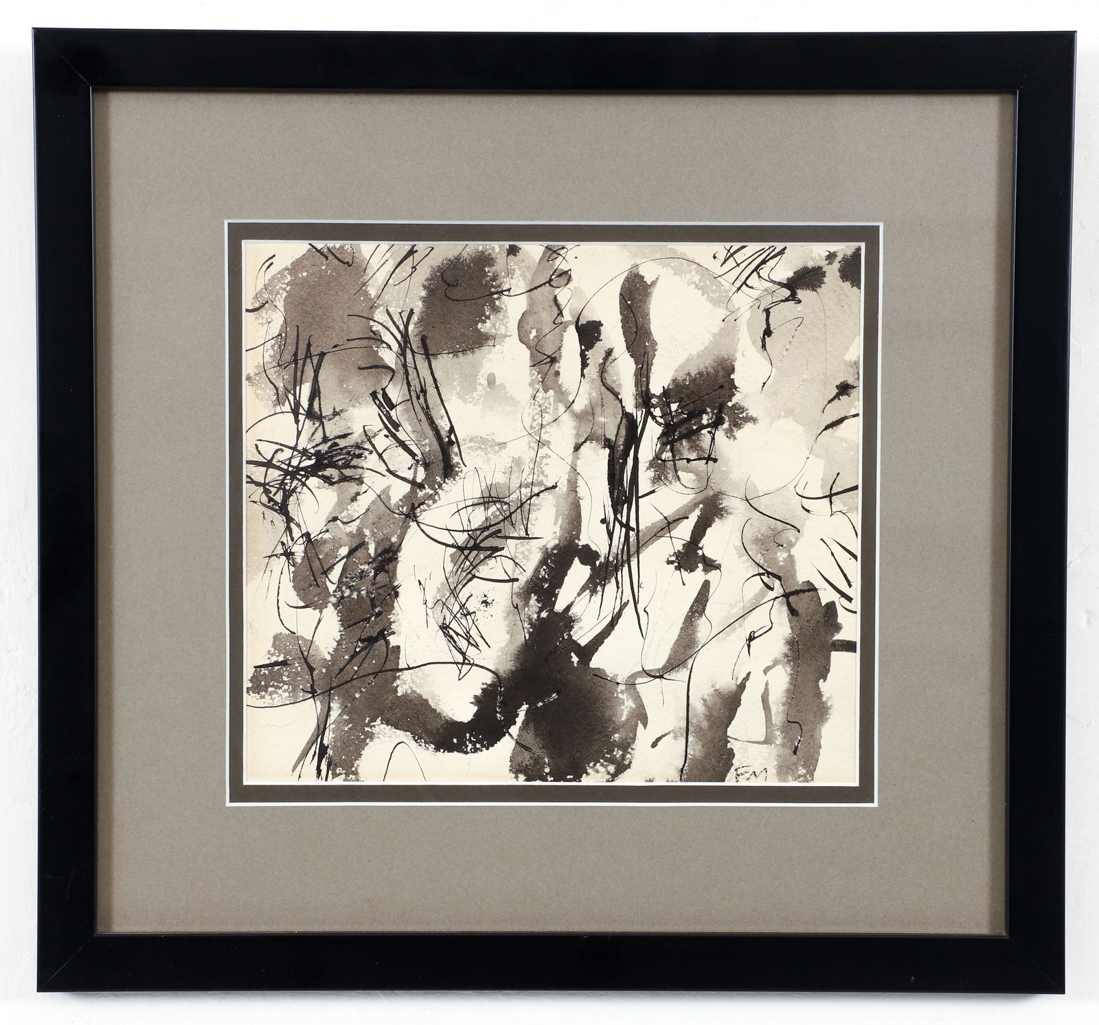 Fred Mitchell Abstract Expressionist Work on Paper - 2