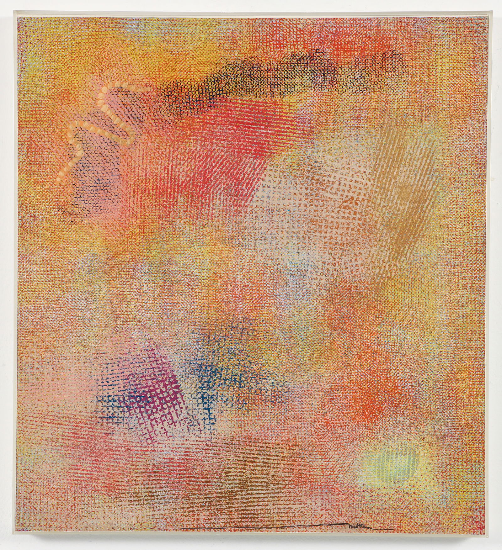 Robert Natkin 1970s Abstract Acrylic on Paper (1 of 2)