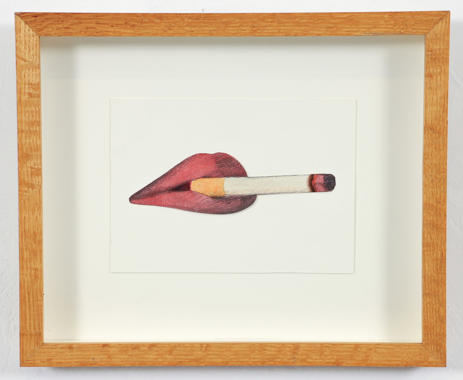 Tom Wesselmann Cutout Drawing on Paper Smoker - 3