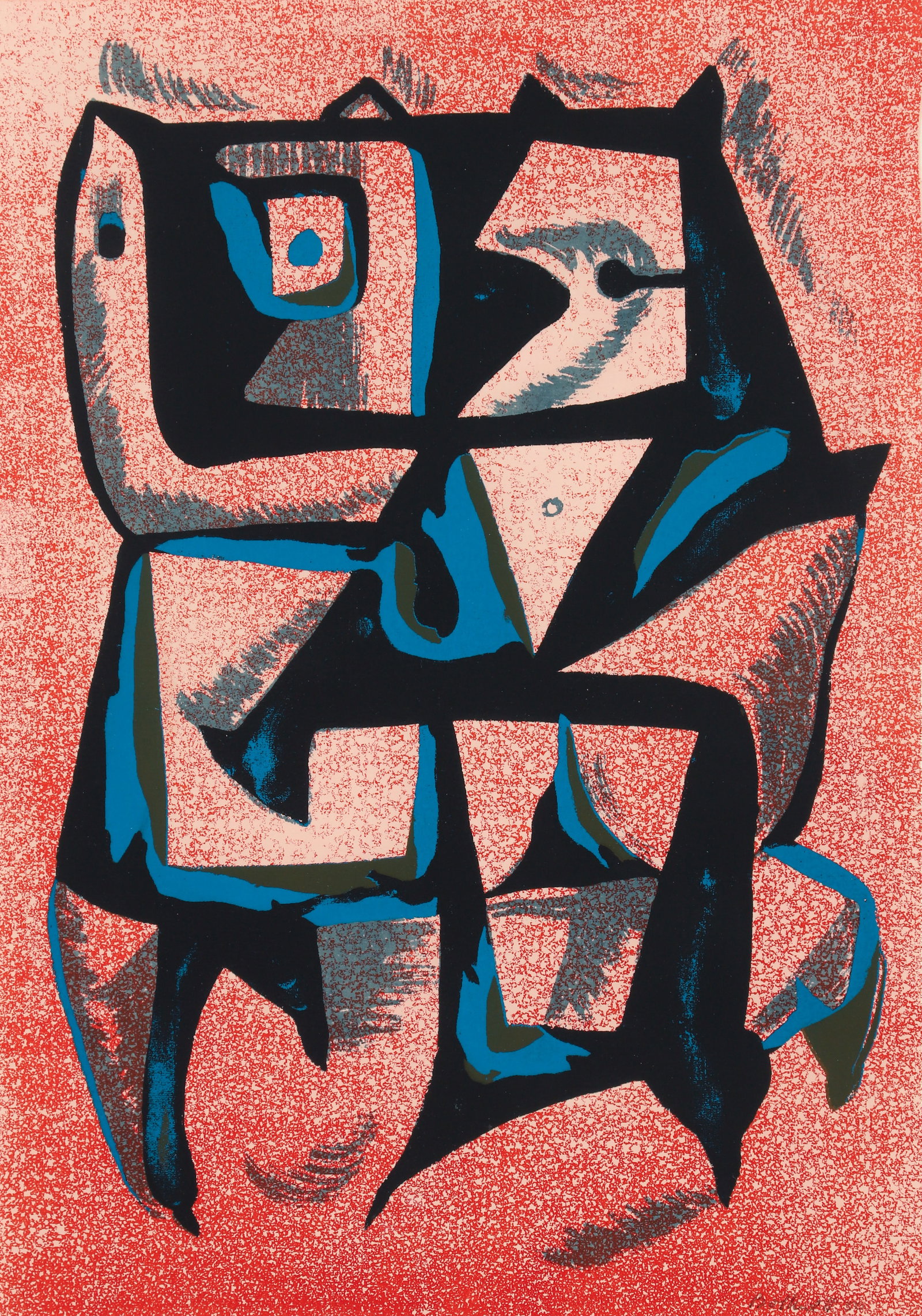 Dorr Bothwell Antibes 1950 Signed Serigraph (1 of 3)