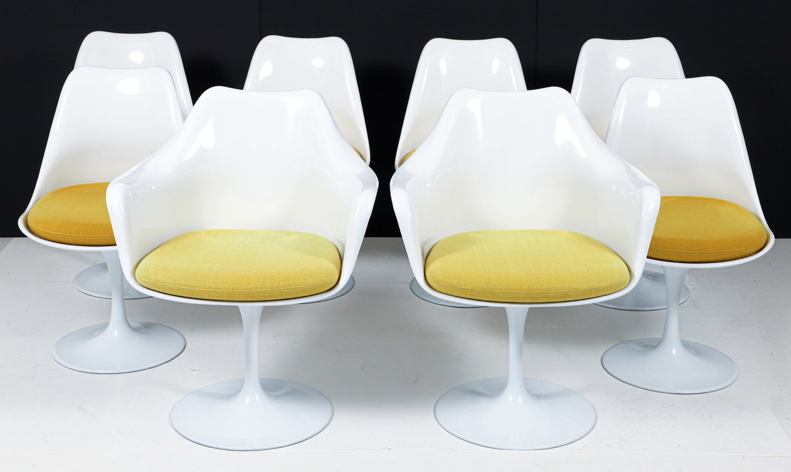 8 Eero Saarinen style Dining Chairs (1 of 7)