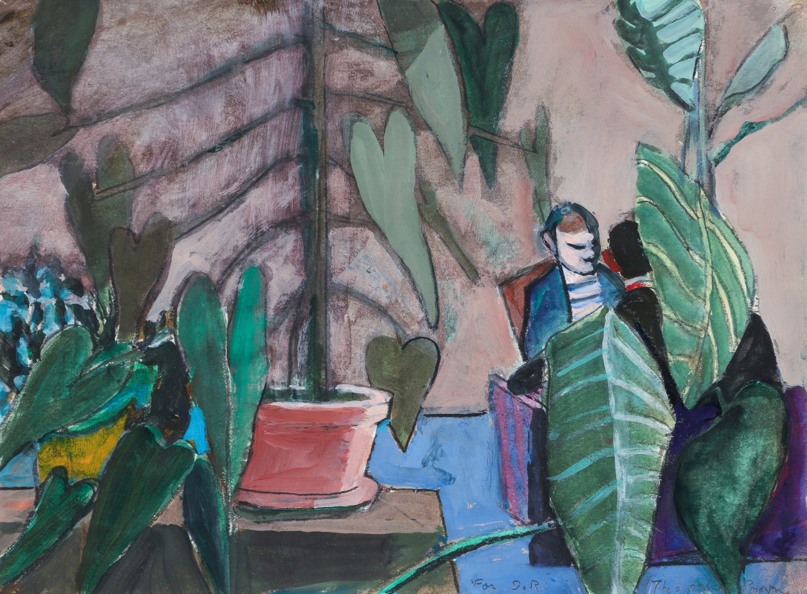 William Theophilus Brown Work on Paper Conversation and Plants (1 of 3)