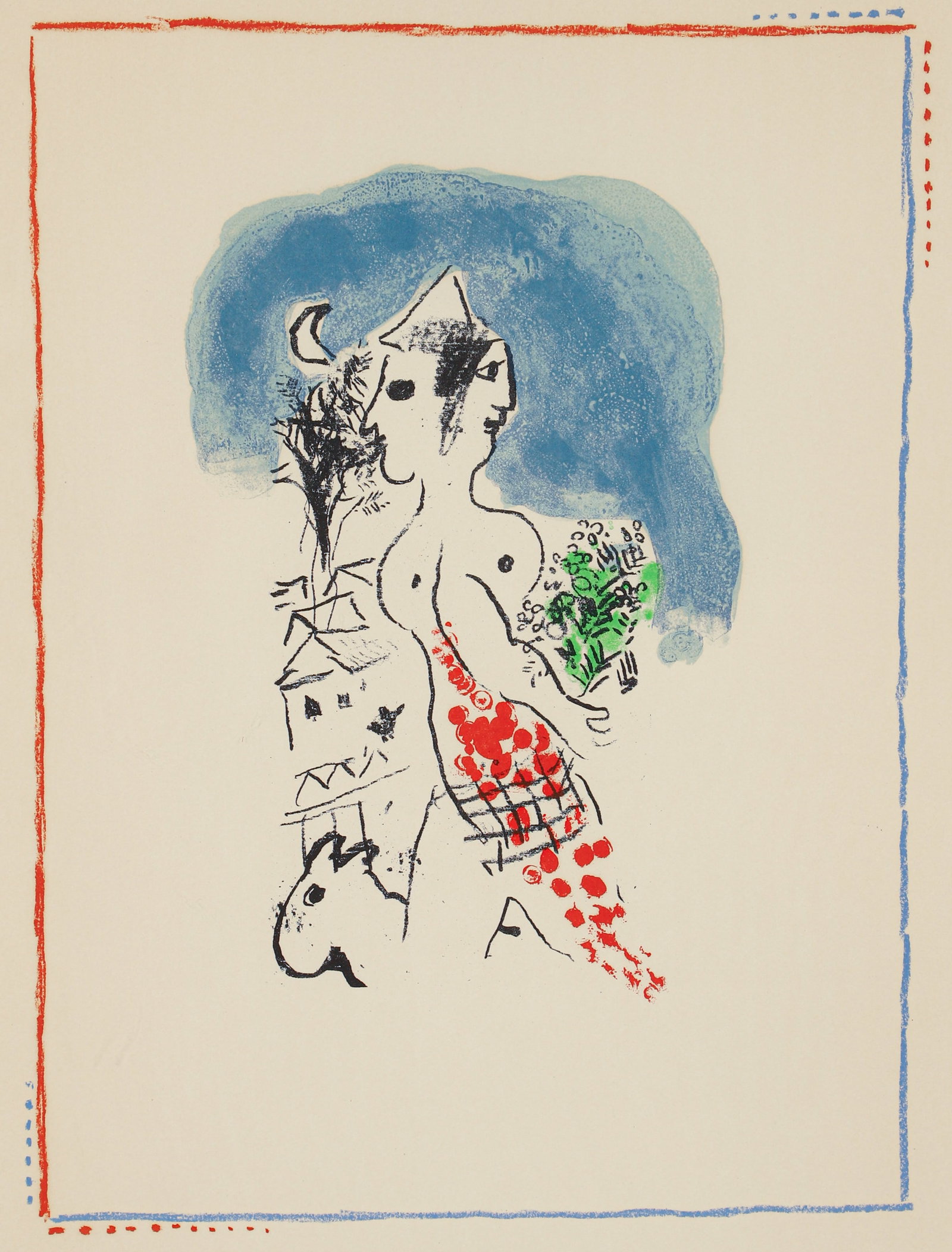 Marc Chagall Original Lithograph from the Flight Portfolio (1 of 4)