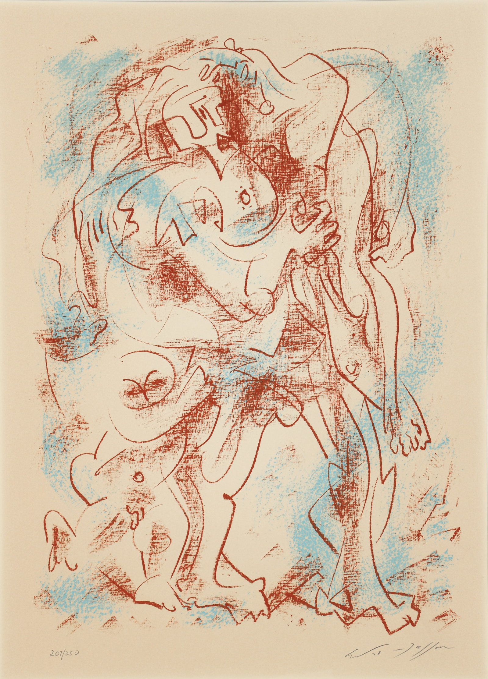 Andre Masson Signed Lithograph from the Flight Portfolio (1 of 5)