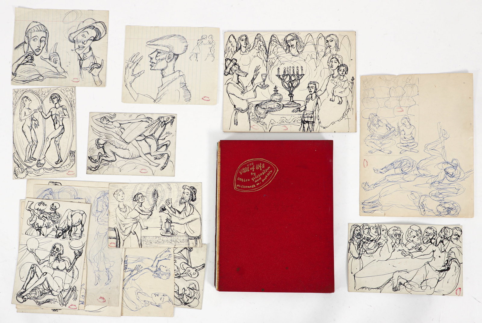 Enrico Glicenstein Tree of Life Book with Original Illustrations (1 of 8)