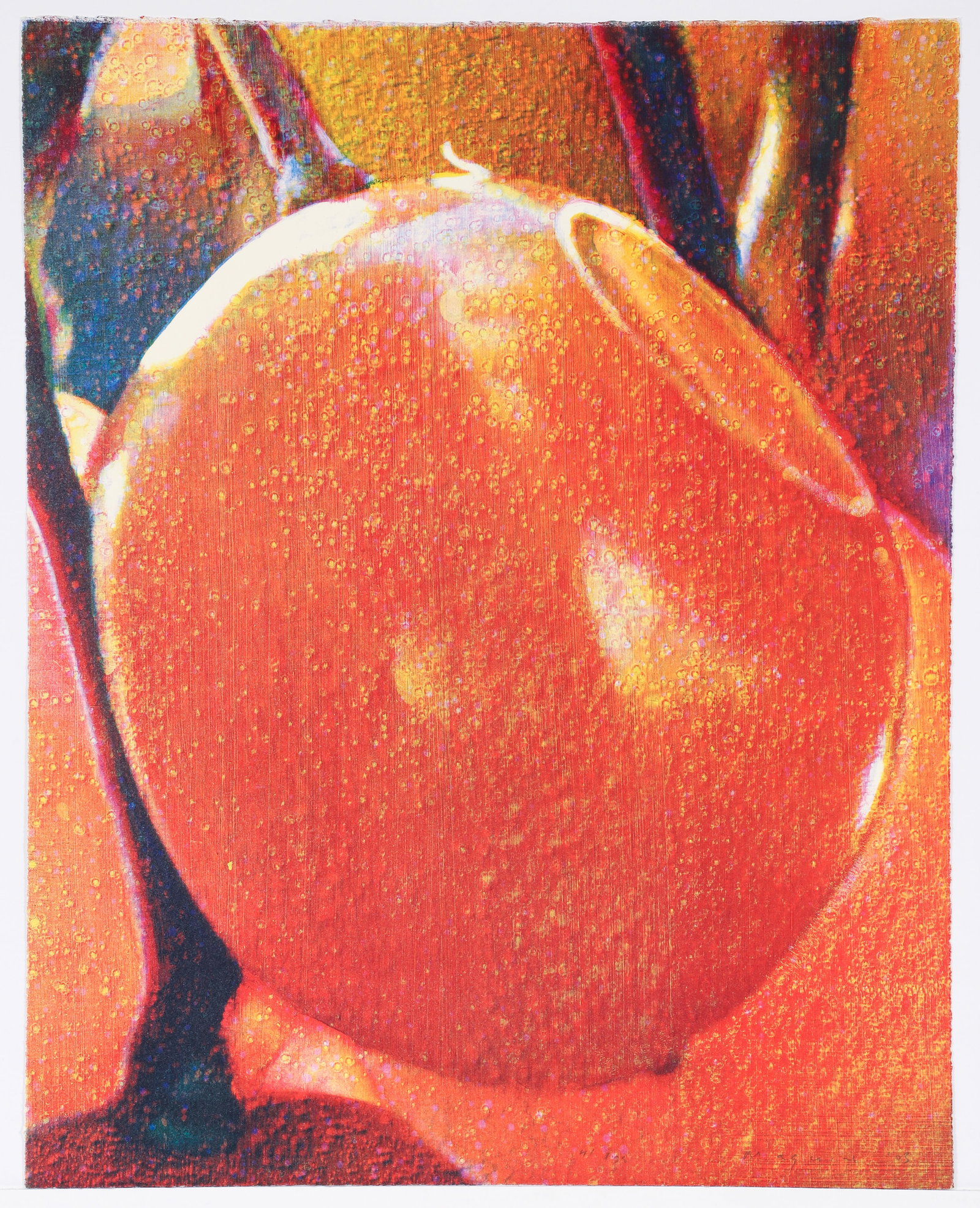 Tim Maguire original lithograph Baie 2003: Maguire, Tim (Australian, born 1958), Baie, 2003, lithograph printed in colors, 29.5 x 23.5 inches, pencil signed and numbered 41/88. Provenance: acquired from the artist, unframed.