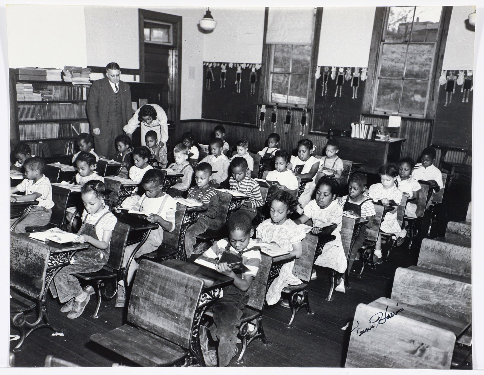 Charles Teenie Harris Signed Photo Children in Classroom (1 of 2)