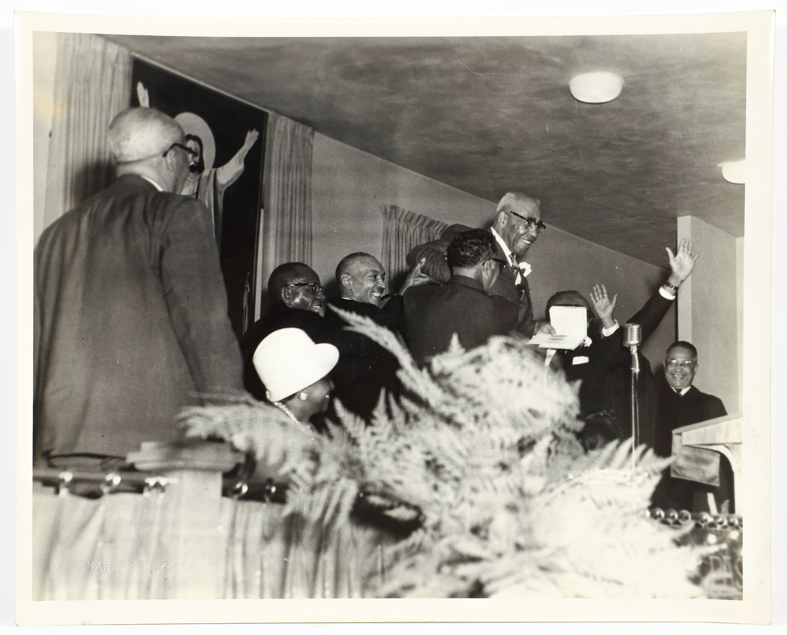 Charles Teenie Harris Photo Church Banquet c.1950s: Harris, Charles (Teenie) (African-American/Pittsburgh, 1908-1998), Church Banquet, taken and printed in the 1950s, silver gelatin photograph, photographer's studio blindstamp to the lower left corner 