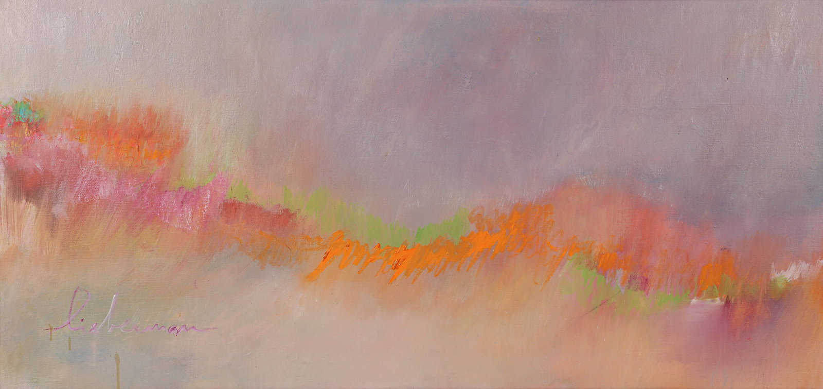 Ceil Lieberman Large Abstraction Oil on Canvas (1 of 4)