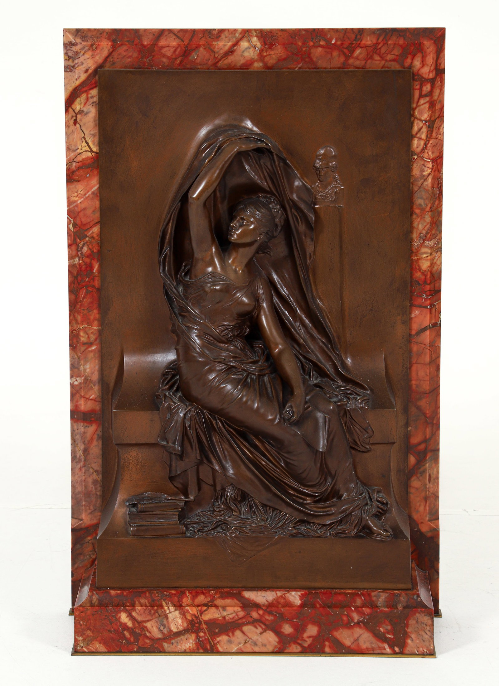 Henri Michel Antoine Chapu La Pensee Bronze Sculpture (1 of 6)