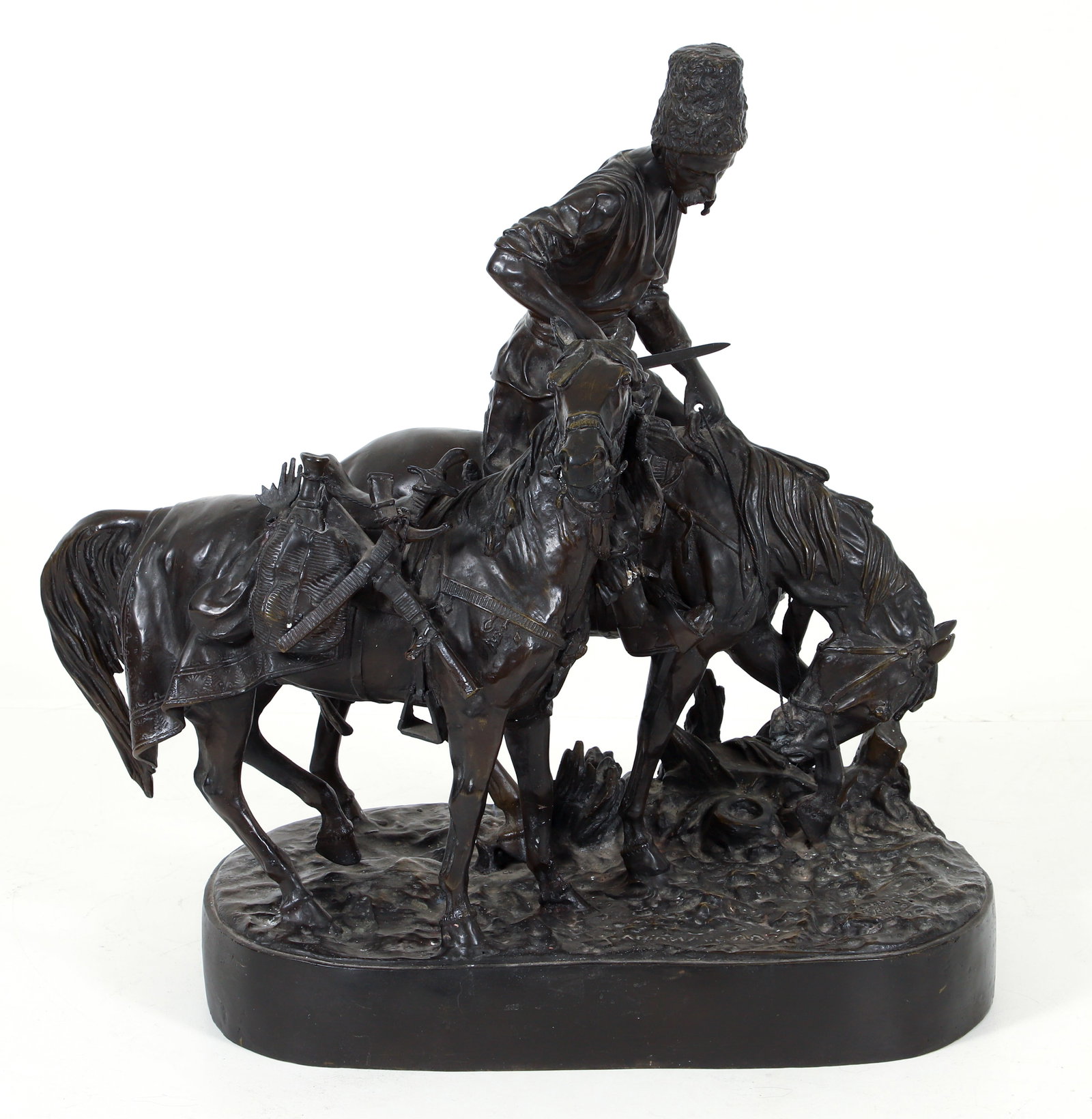 After Evgeny Lanceray Zaporozhian Cossack Sculpture (1 of 6)