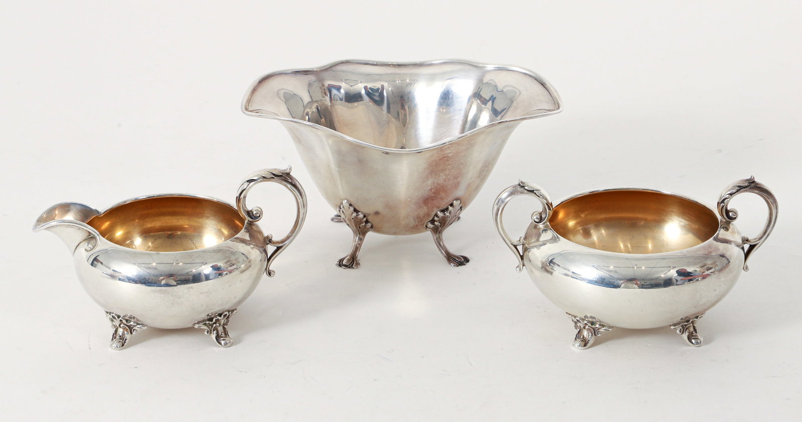 3 Piece Sterling Silver Holloware Group (1 of 5)