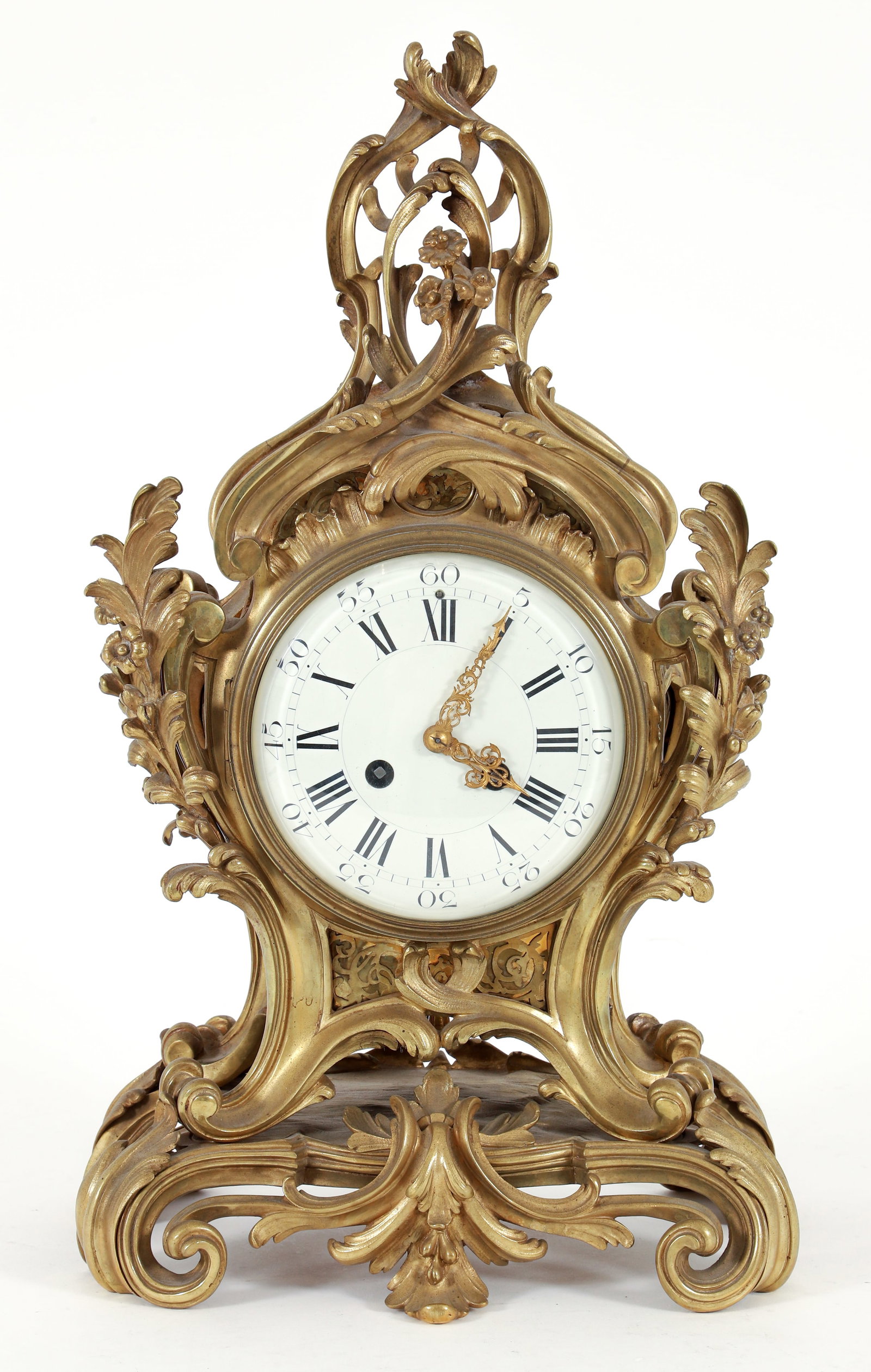 Louis XV Style French Ormolu Clock (1 of 6)