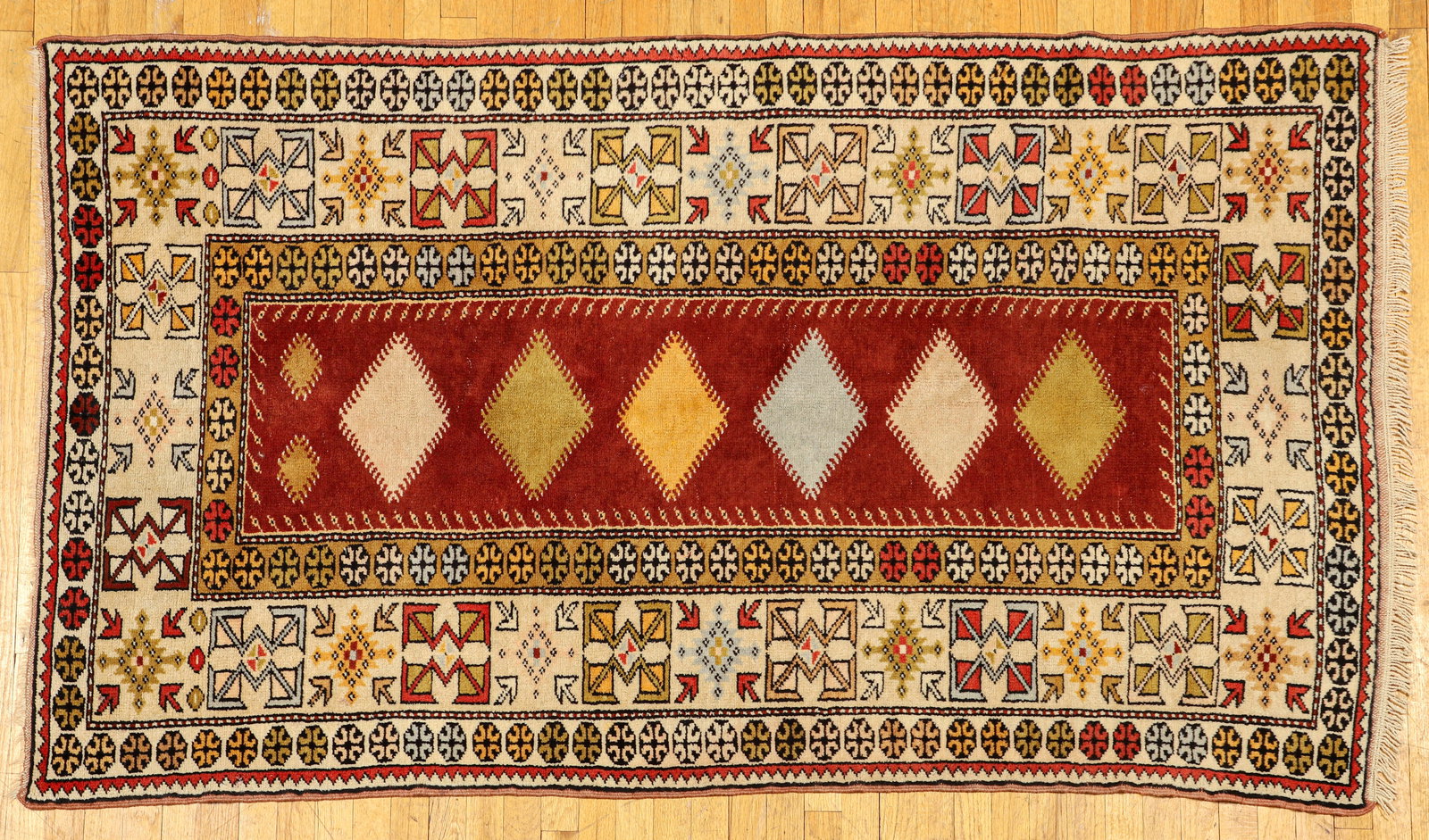Semi Antique Armenian Caucasian Carpet (1 of 4)