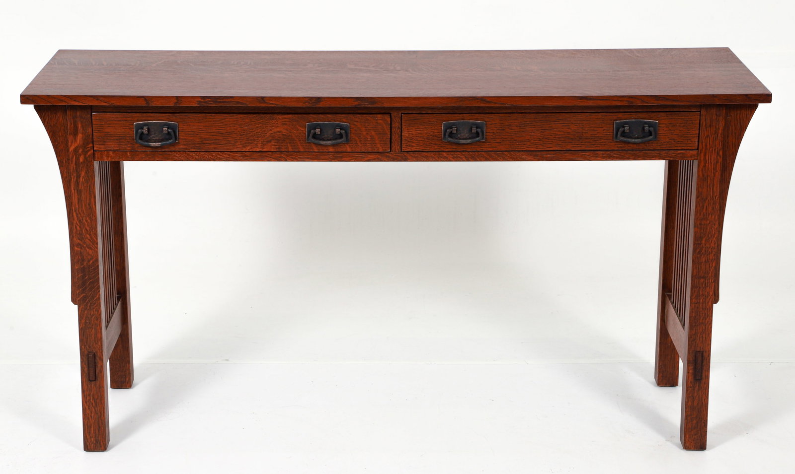 Contemporary Stickley Mission Oak Sofa Table (1 of 6)