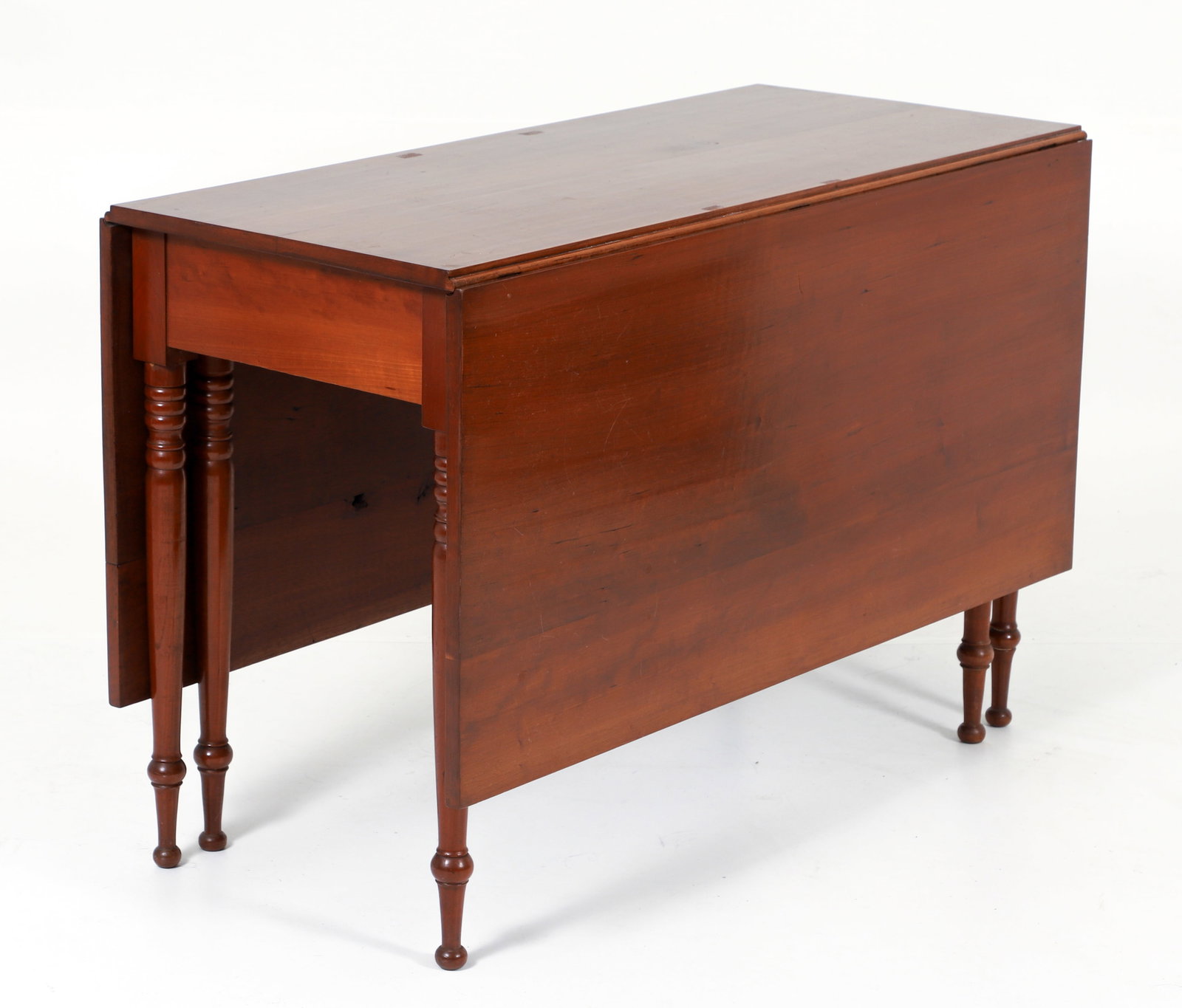 19th Century Sheraton 6 leg drop leaf table (1 of 6)