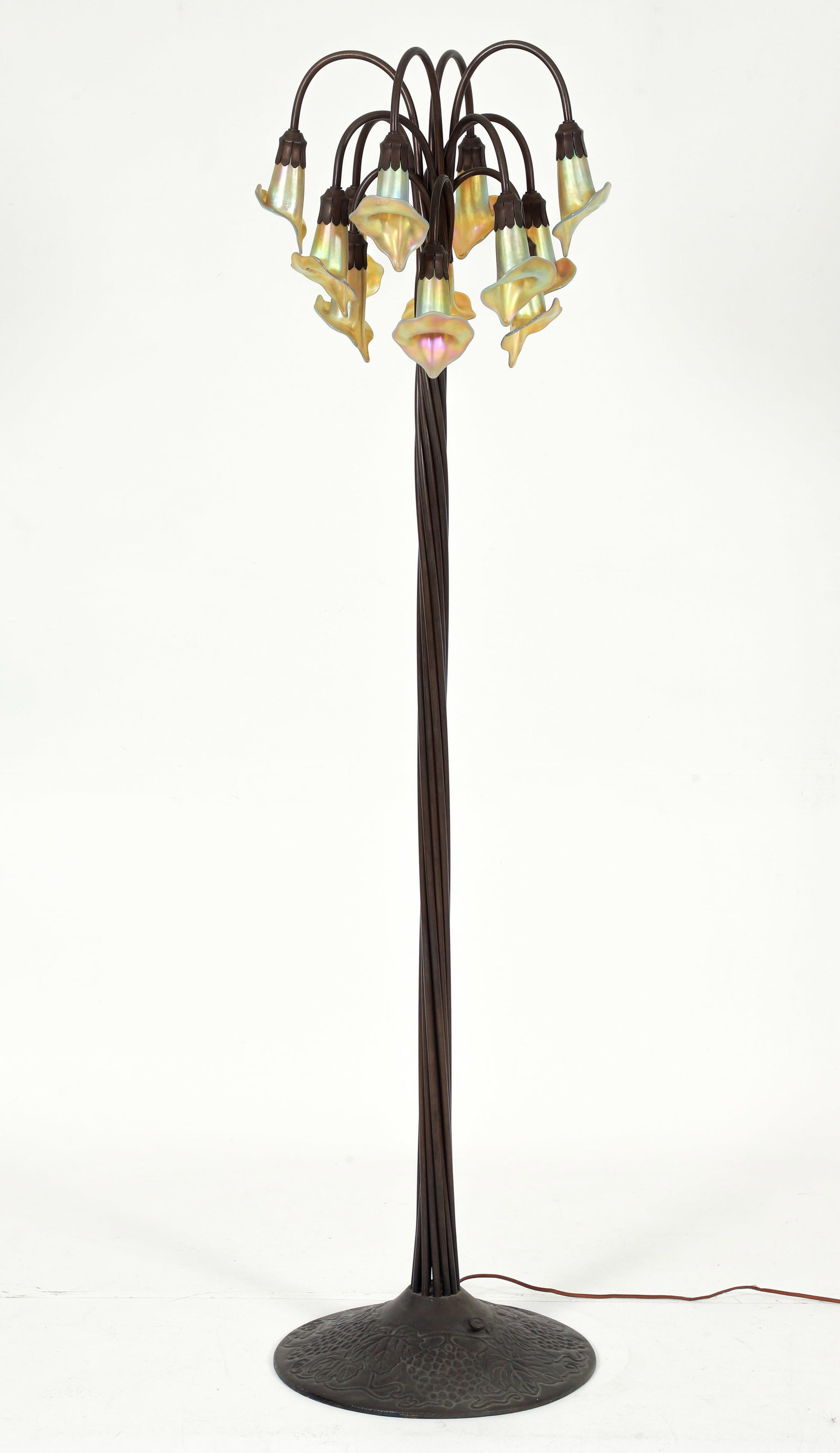 Tiffany Style Lily Floor Lamp (1 of 3)