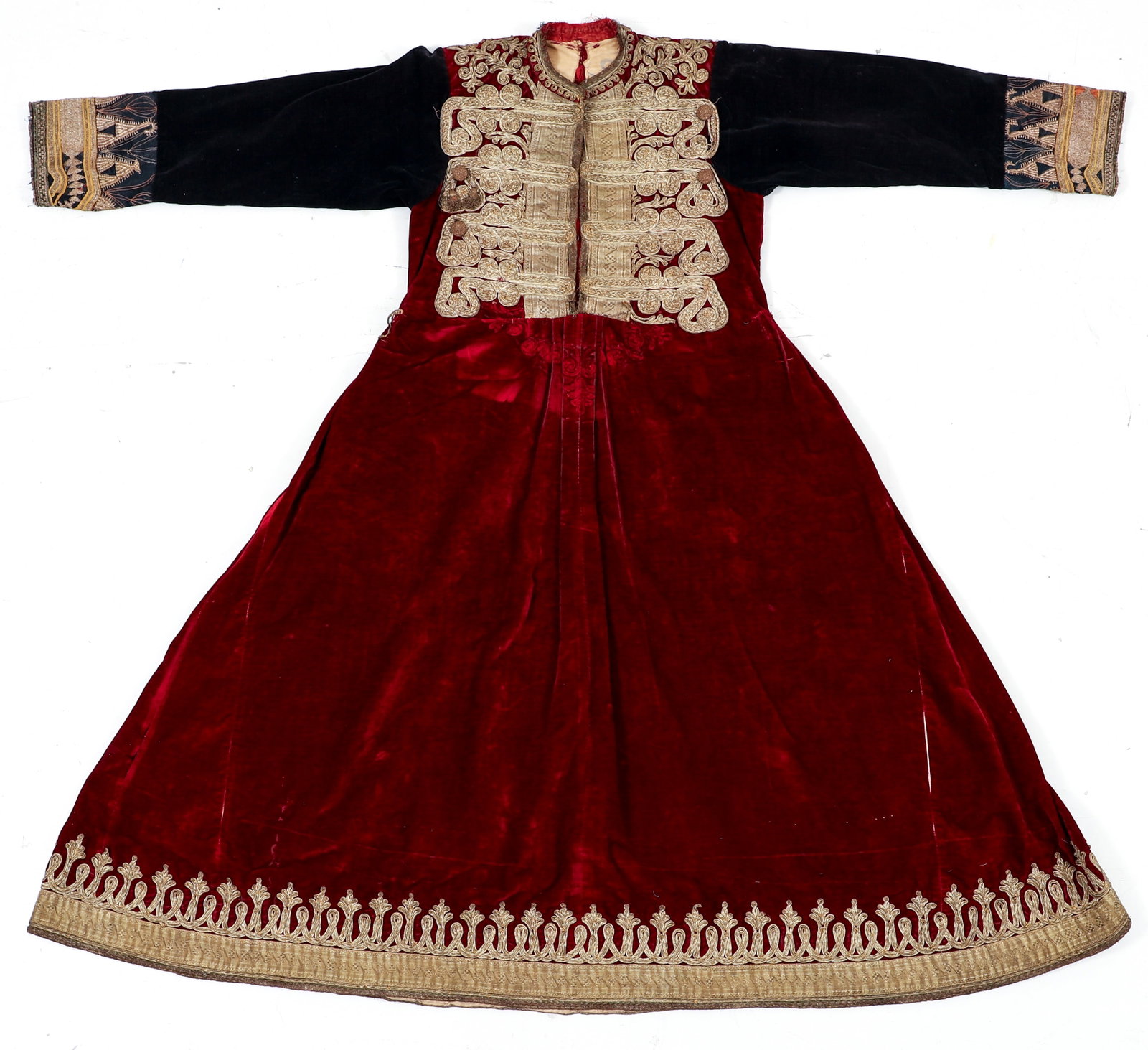 Central Asian Embroidered Wedding Dress (1 of 6)