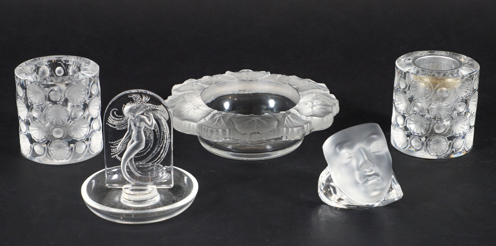 Group of 5 Lalique and Daum Pieces (1 of 5)