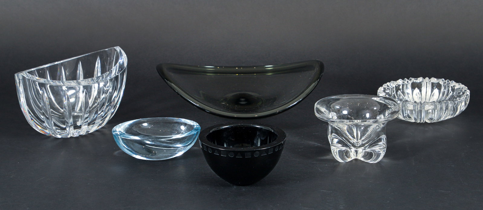 6 Crystal and Glass Pc. Including Kosta Boda, Jensen, Orrefors, Etc. (1 of 5)