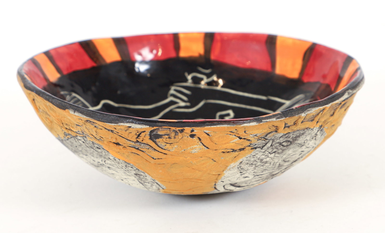 Laura Jean McLaughlin extensively decorated small vase (1 of 4)