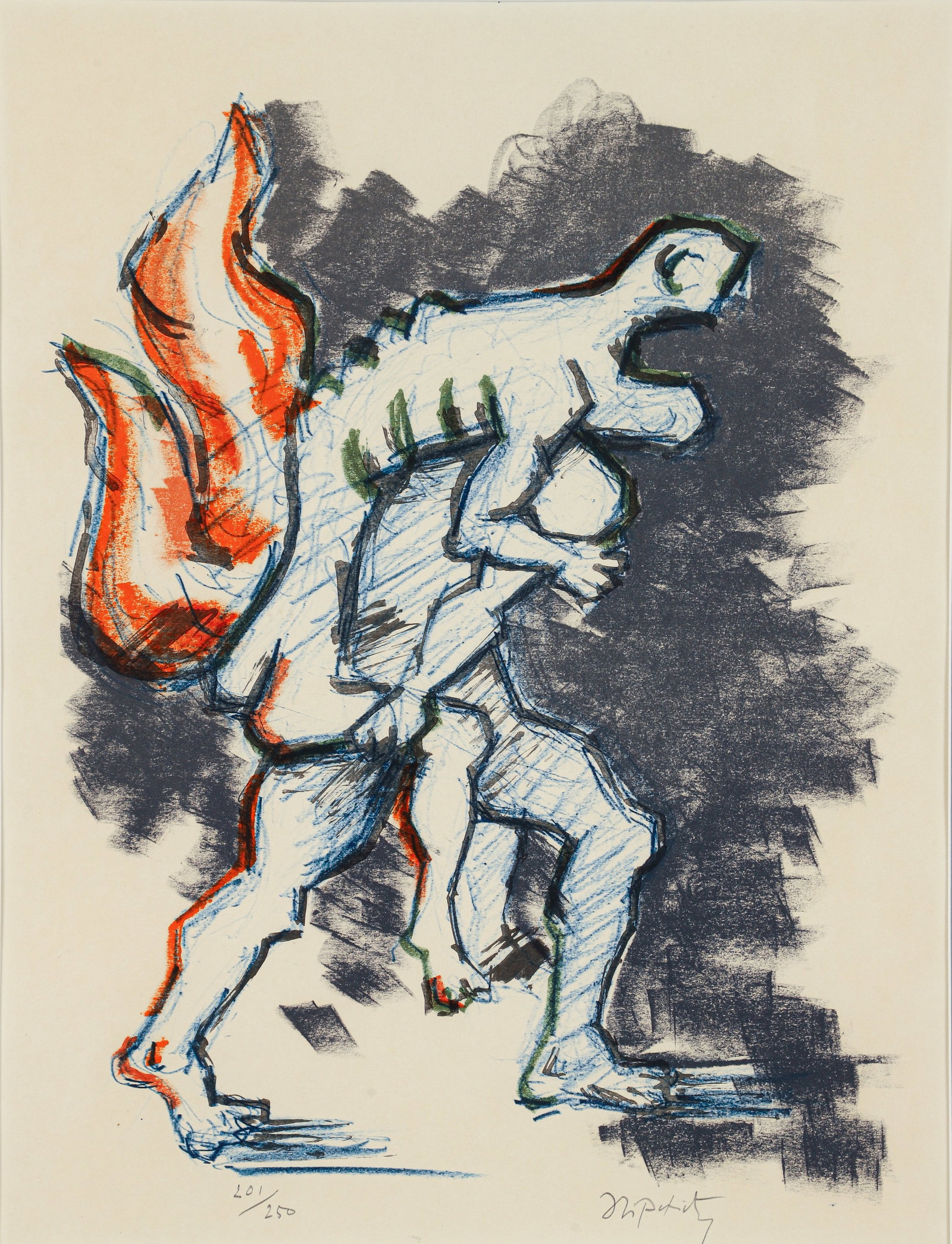 Jacques Lipchitz Signed Lithograph from the Flight Portfolio (1 of 4)