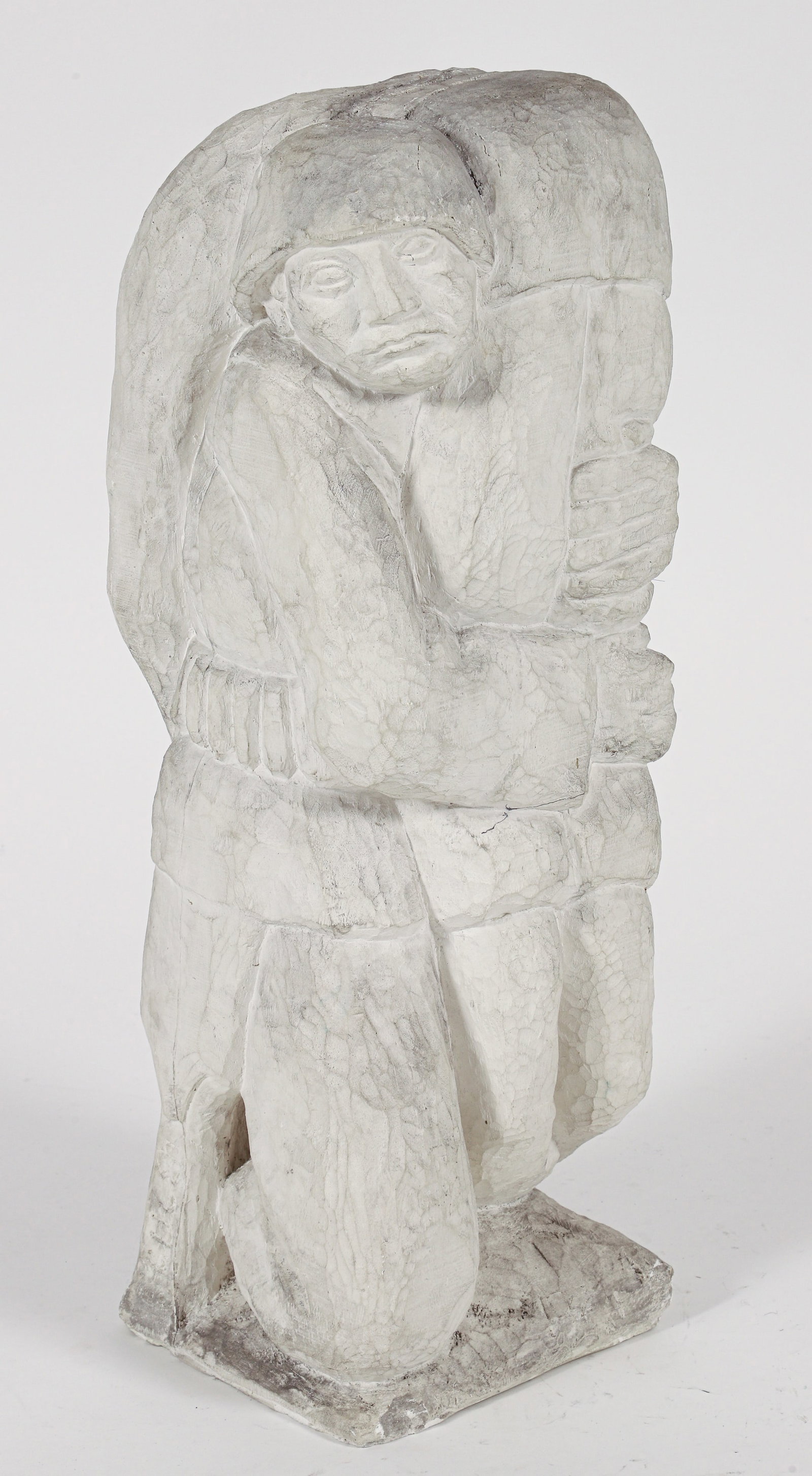 Enrico Glicenstein Wounded Soldier Plaster Sculpture (1 of 6)