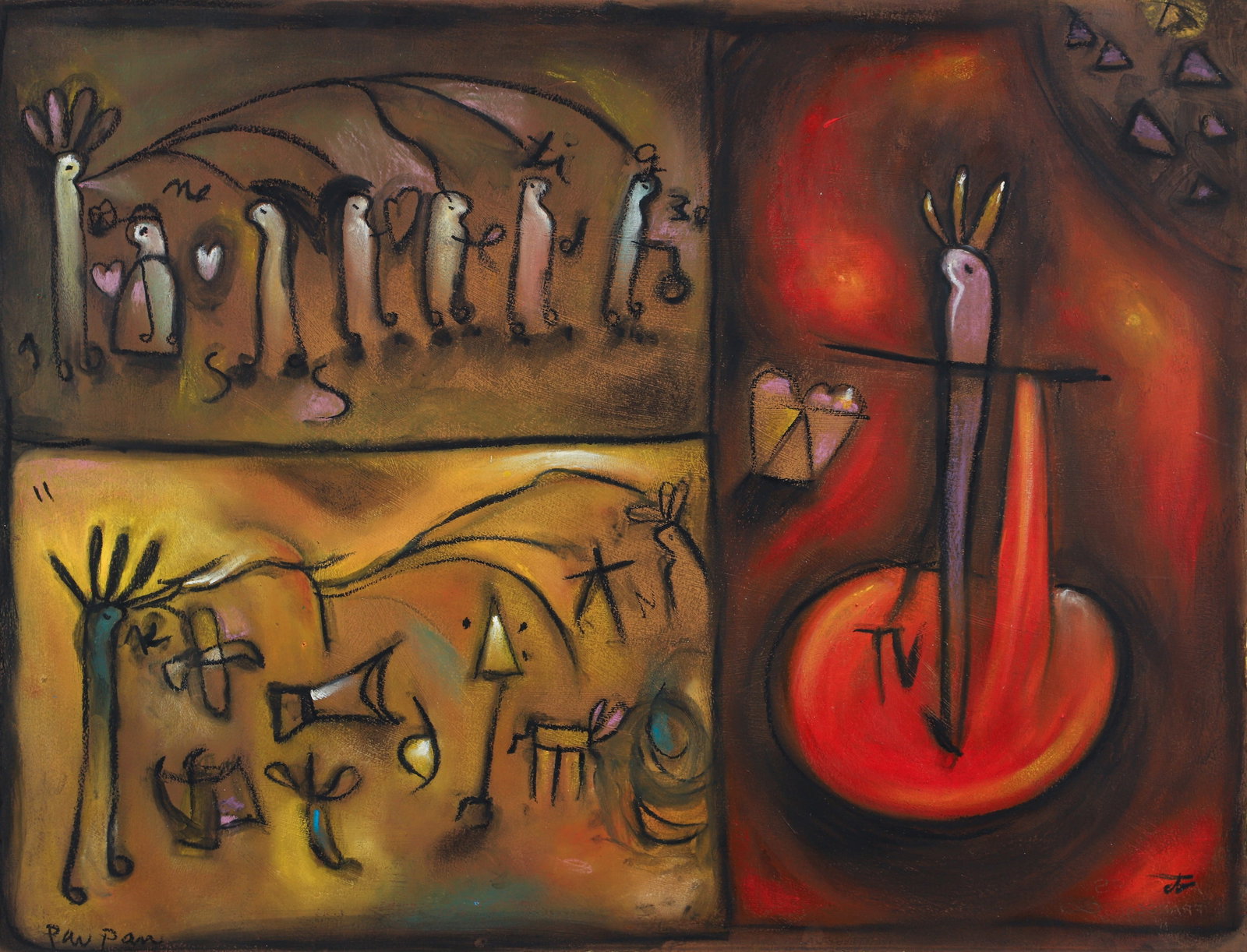 J. Todd Greene Pastel on Paper The Paw Paw Series (1 of 4)
