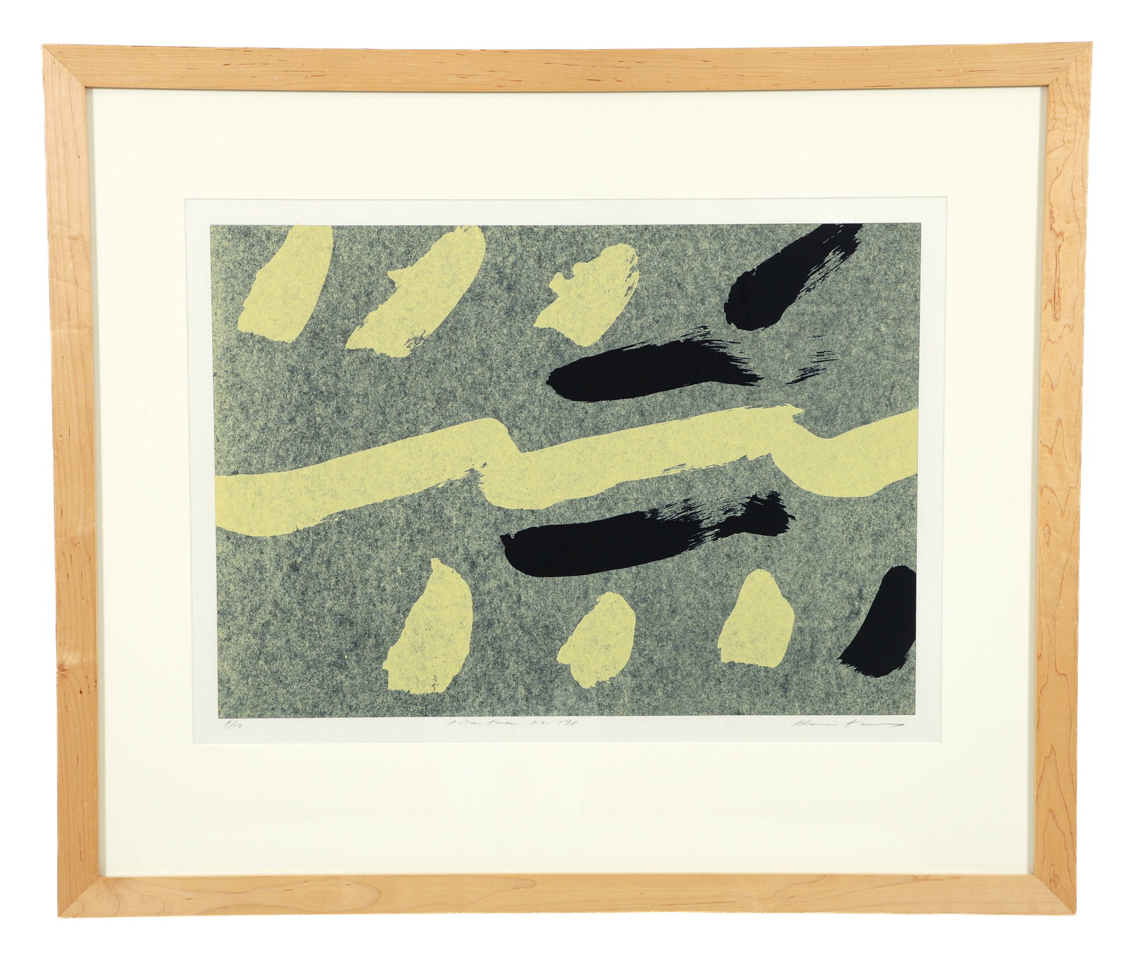 Shinichi Kamatani Pine Tree 178 Signed Silkscreen - 2
