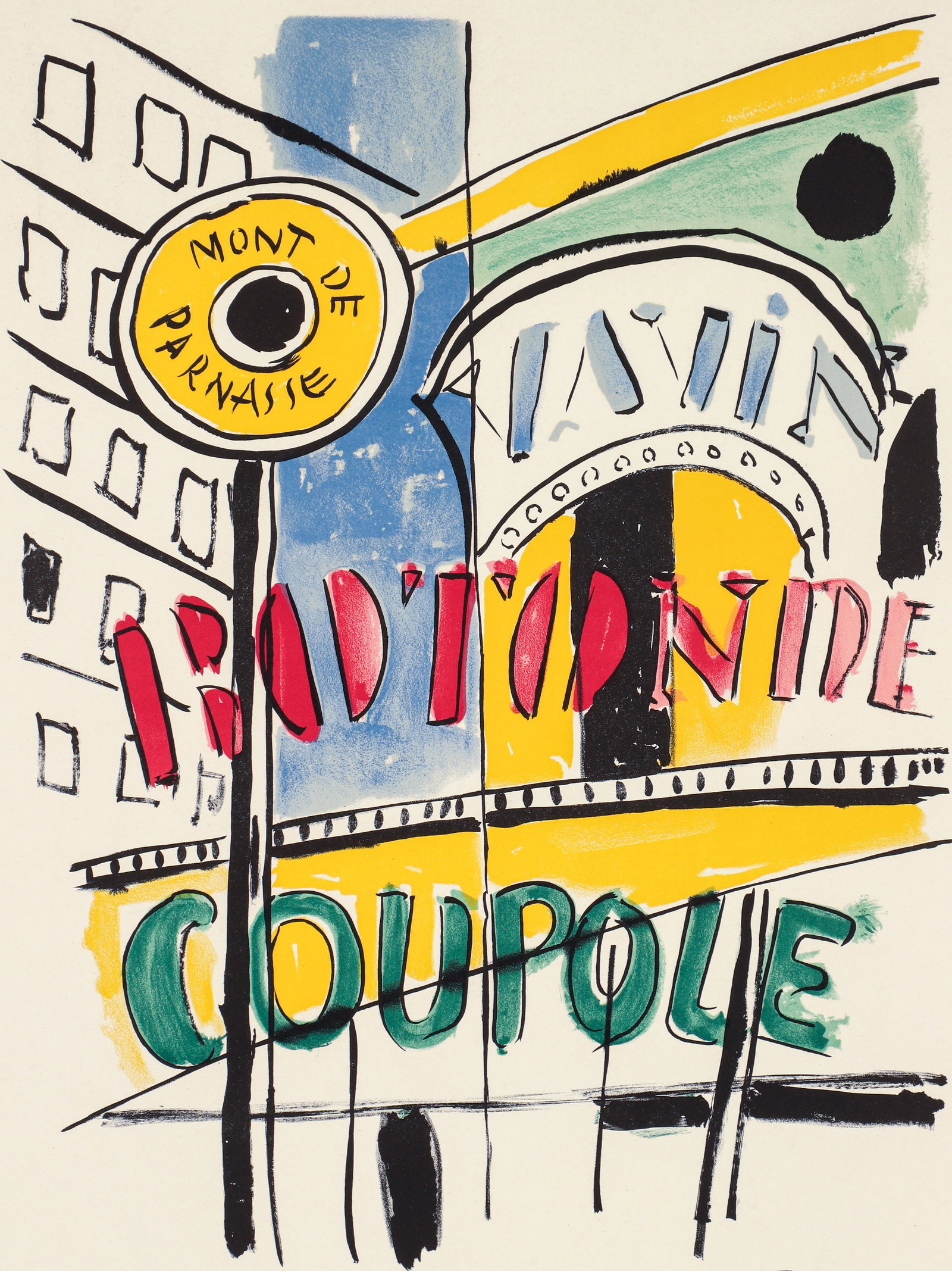 Fernand Leger 1959 original lithograph Montparnasse (1 of 4)