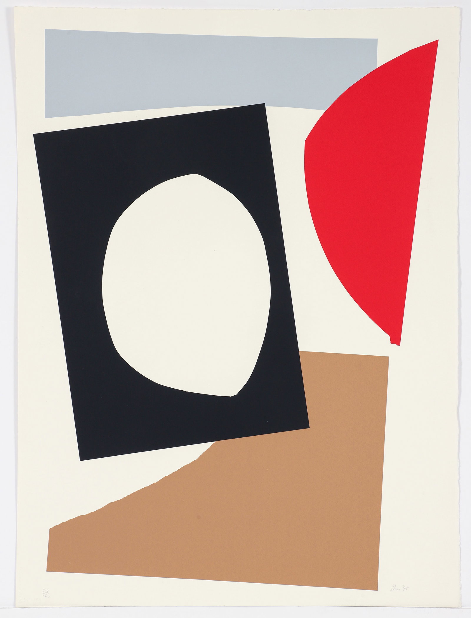 John McLean Untitled Screenprint 1995 Mountjoy Suite (1 of 3)