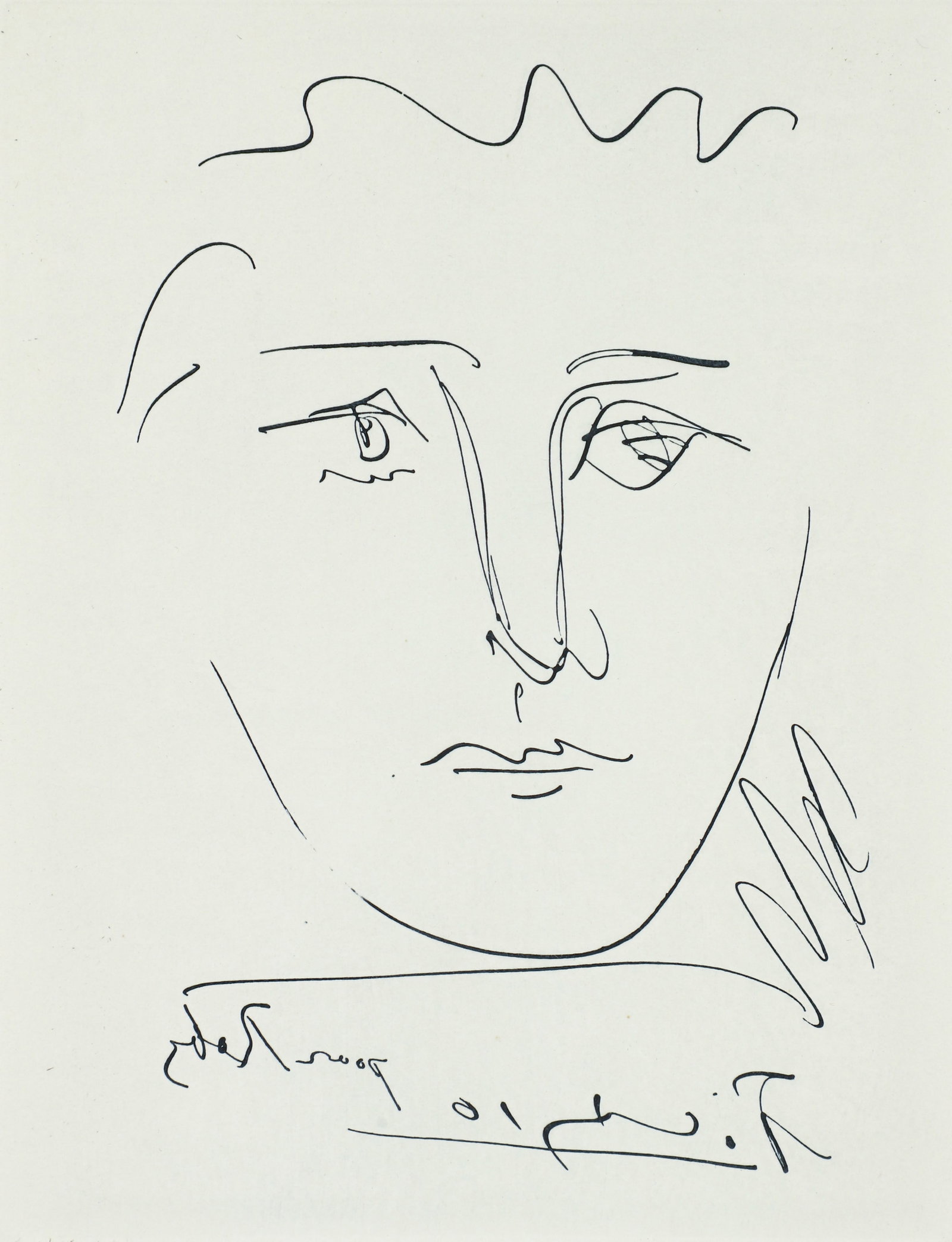 Pablo Picasso Pour Ruby 1968 Re-Strike Etching (1 of 4)