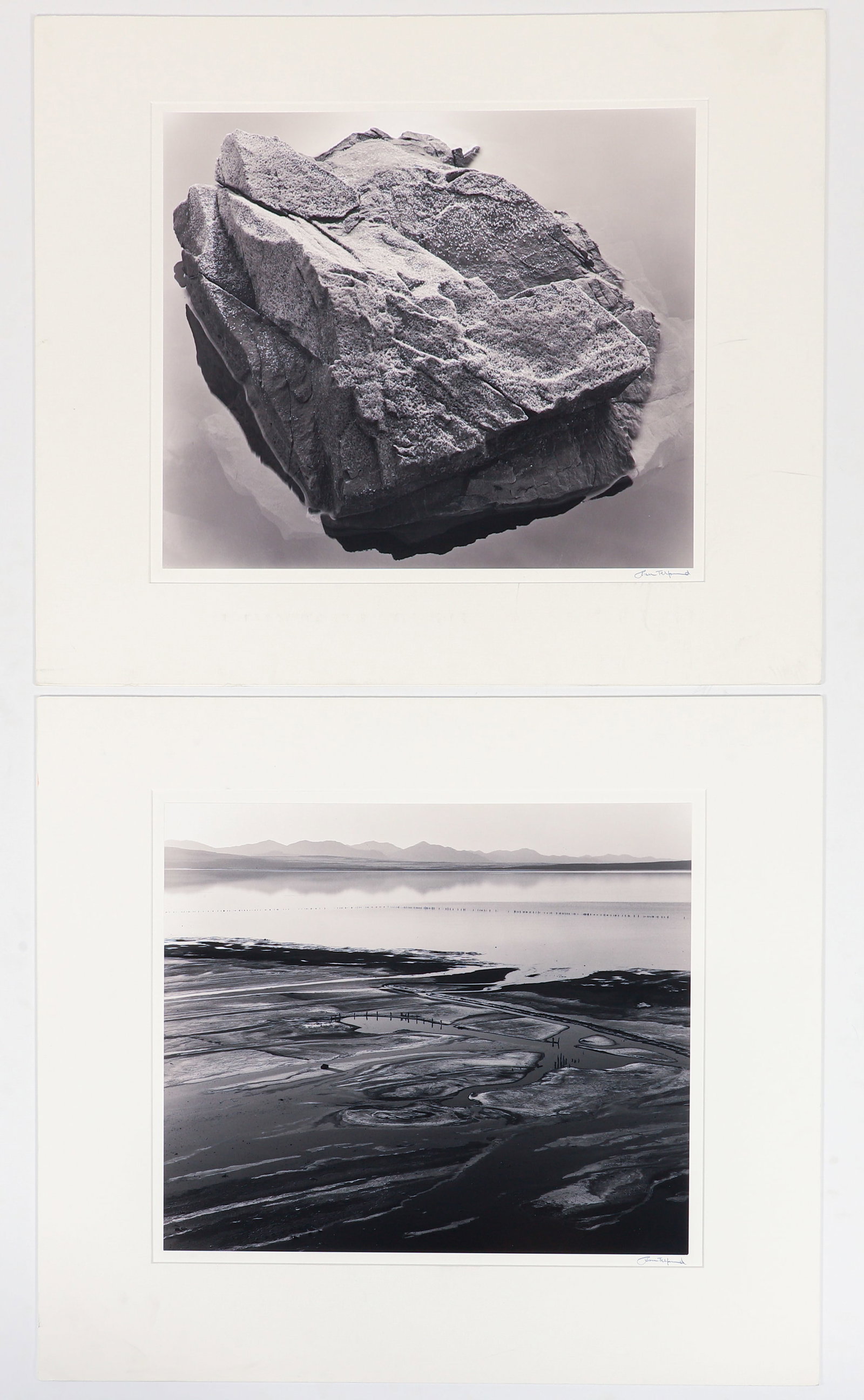 2 John Telford photographs of Great Salt Lake (1 of 7)