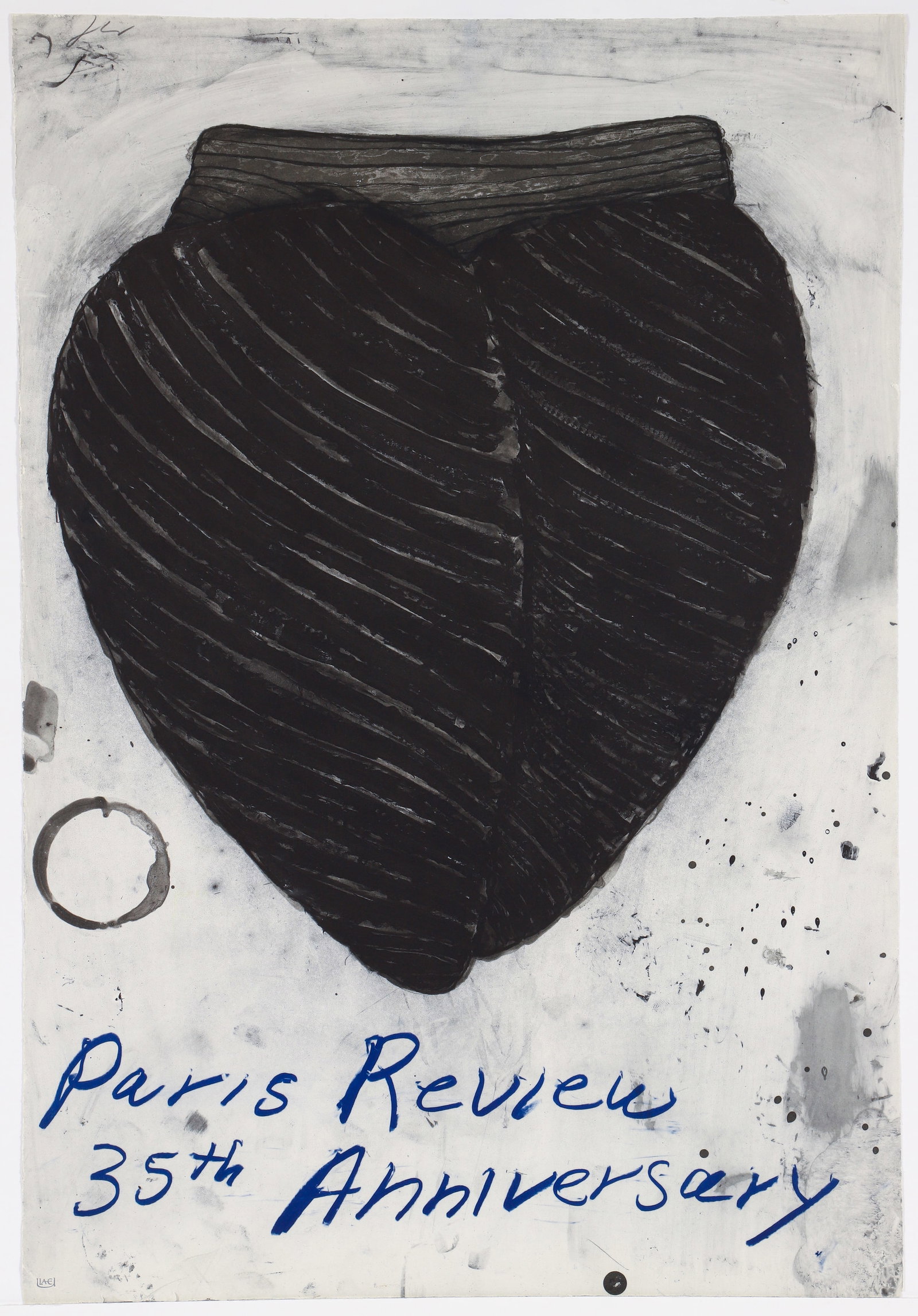 Terry Winters 1988 Paris Review Poster with pencil signature (1 of 2)