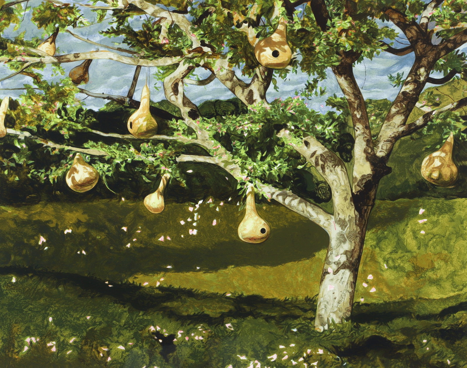 Jamie Wyeth The Gourd Tree Serigraph 2002 (1 of 4)