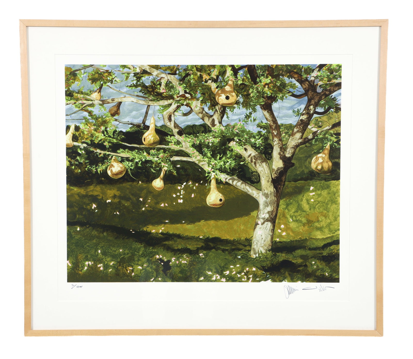 Jamie Wyeth The Gourd Tree Serigraph 2002 - 2