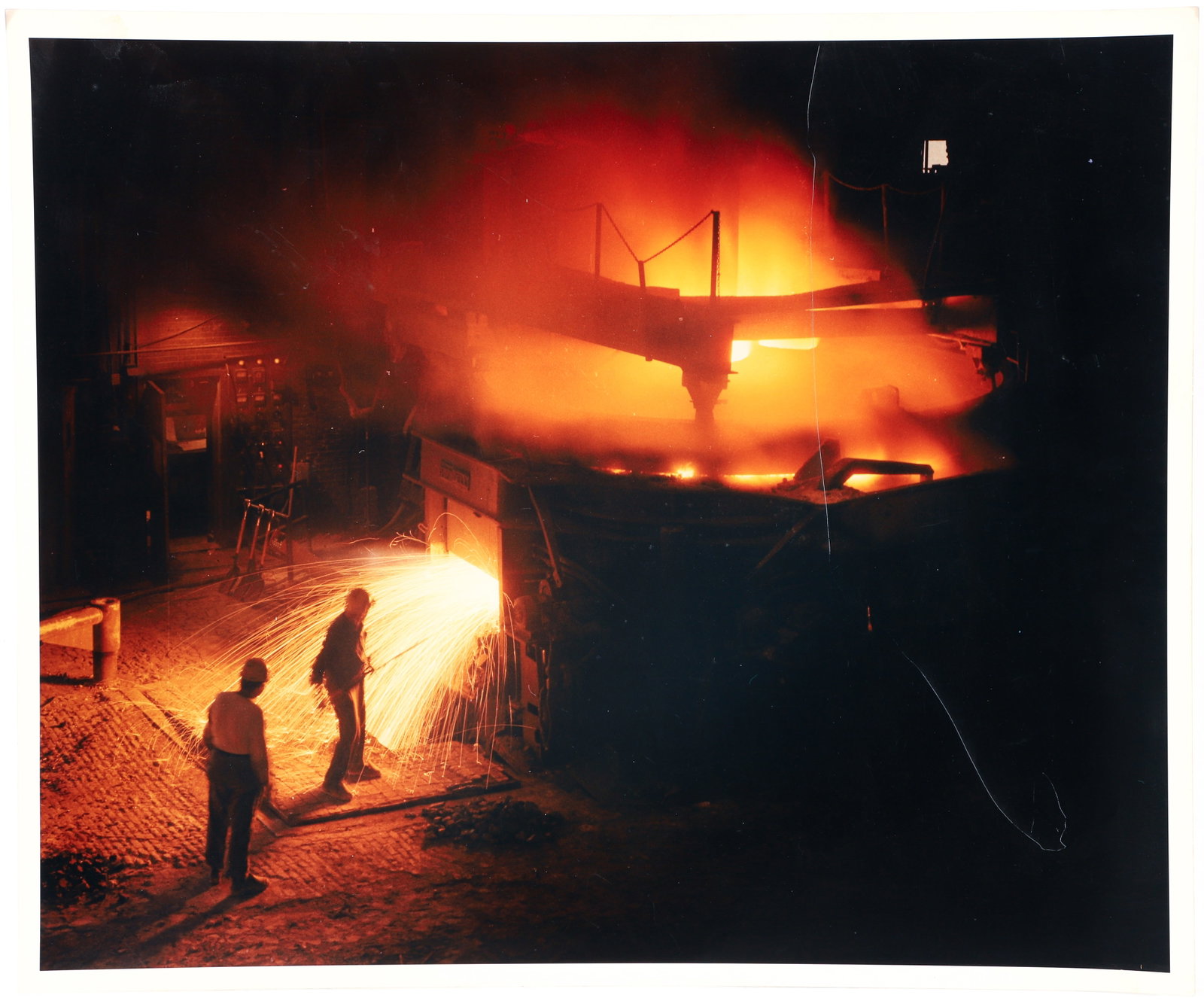 Harold Corsini Pittsburgh Mill Interior Signed Photograph (1 of 2)